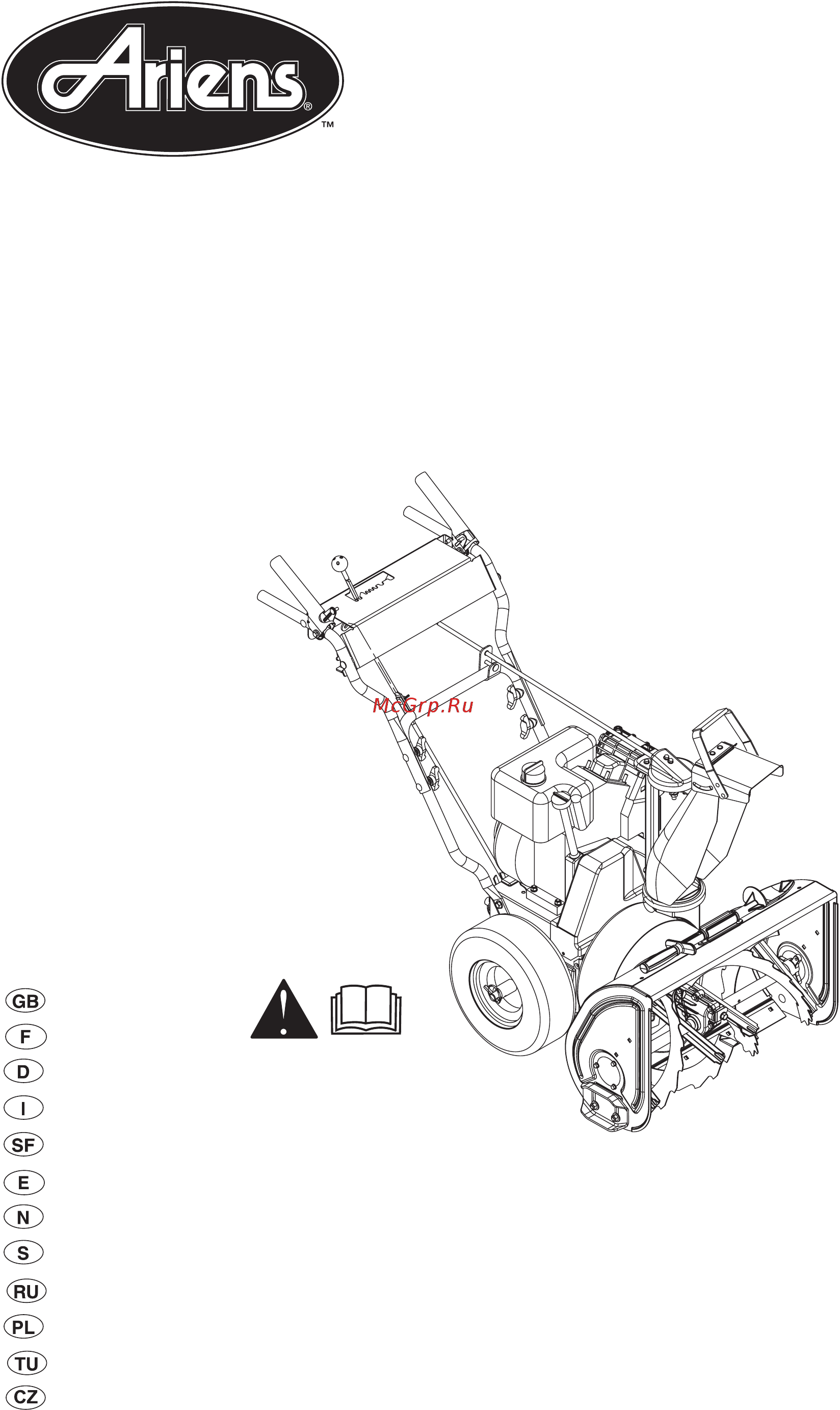 Ariens ST7524 Инструкция по эксплуатации онлайн