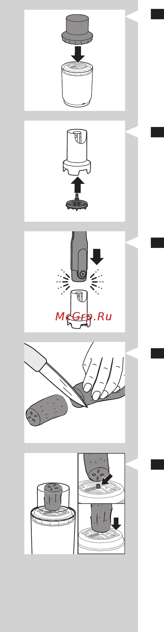 Philips HR2621/90, черный, серый [22/35] Русский