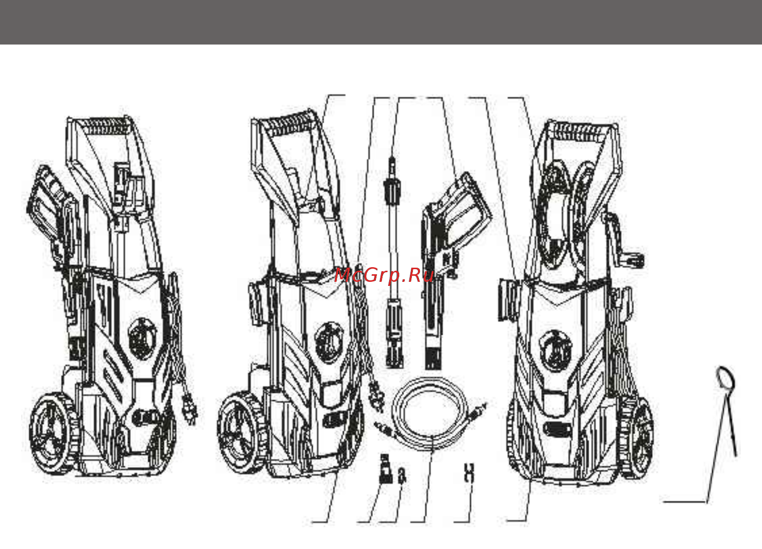 DORN DW-120 [6/15] Список основных частей