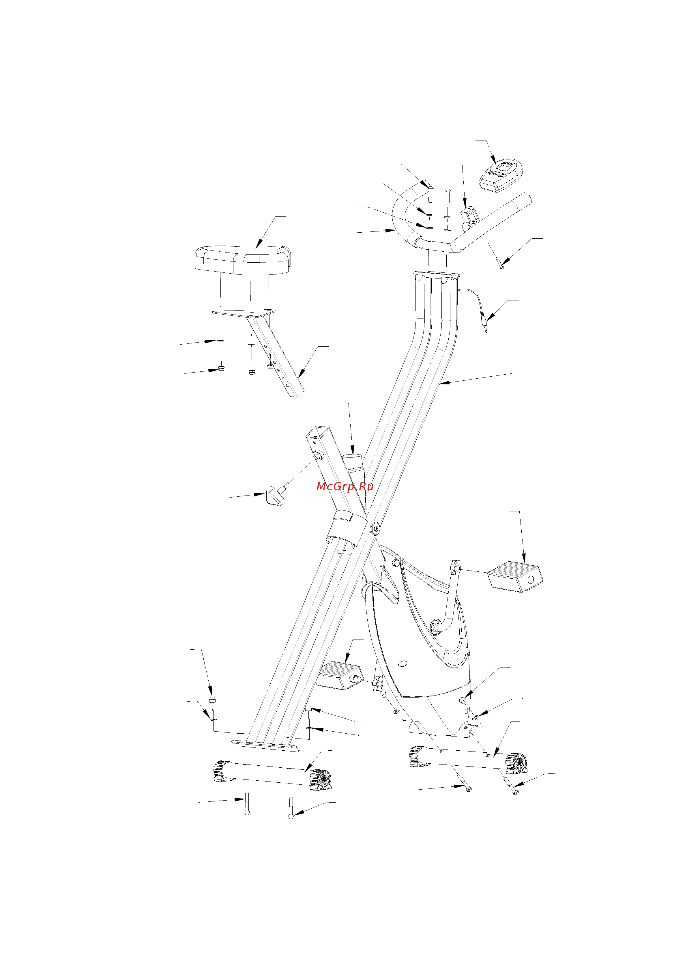 DFC X-Bike 917ES1 [3/9] Сборочный чертеж