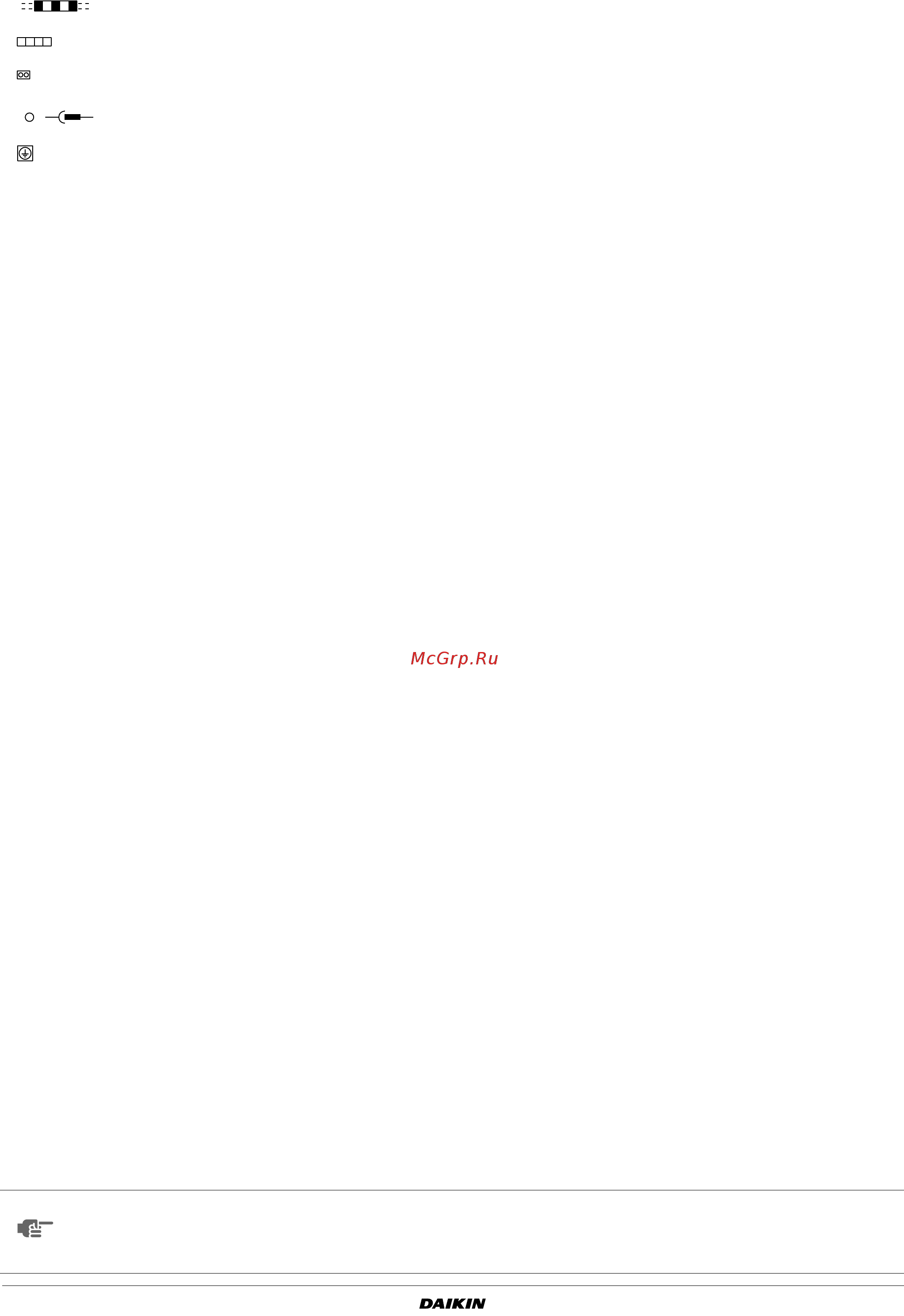 Daikin FBQ35B8V1 [12/14] Электрическая схема