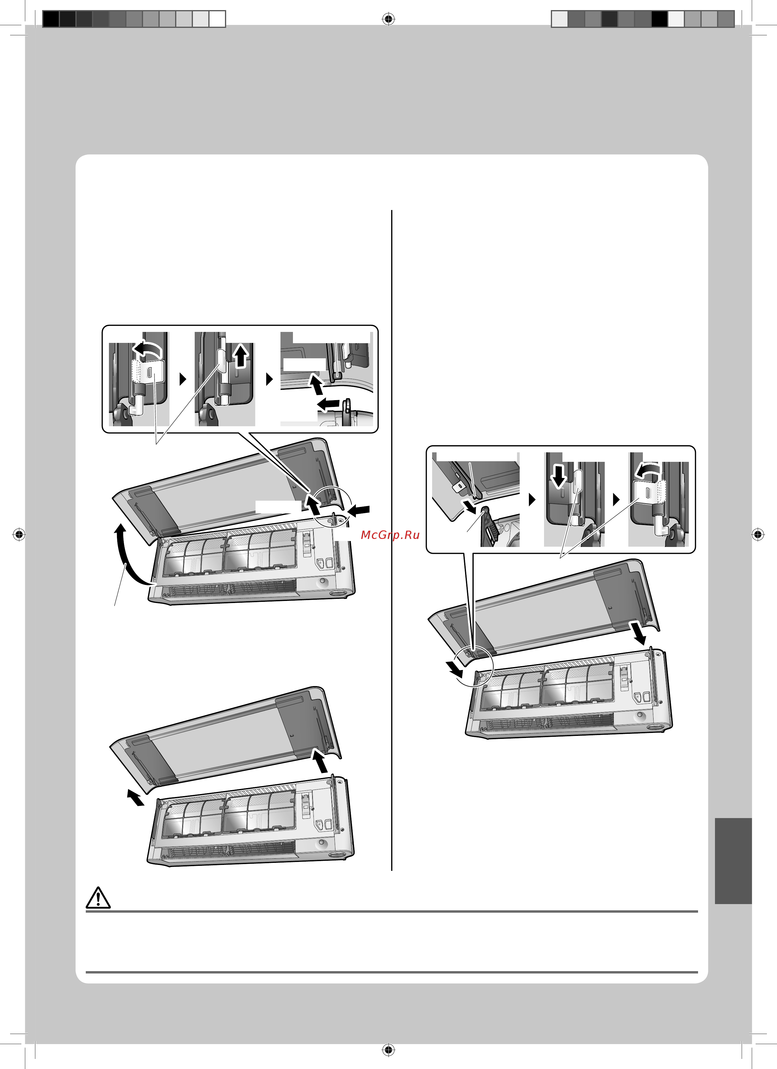 Daikin FTXG25JV1BS [35/44] Очистите переднюю