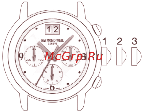 Raymond Weil 2738-ST-50001 [11/68] Крепится с помощью пружины вращая ее против часовой