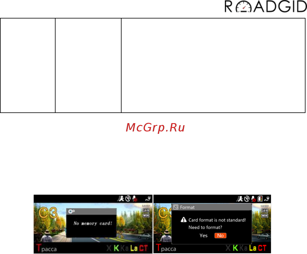 Roadgid X6 [9/32] Режим записи