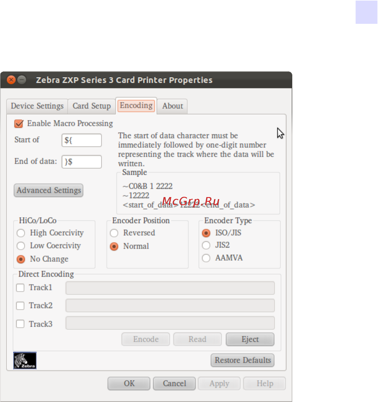 Zebra ZXP 1 Руководство по драйверам Linux Ubuntu (en) онлайн [29/38] 402417