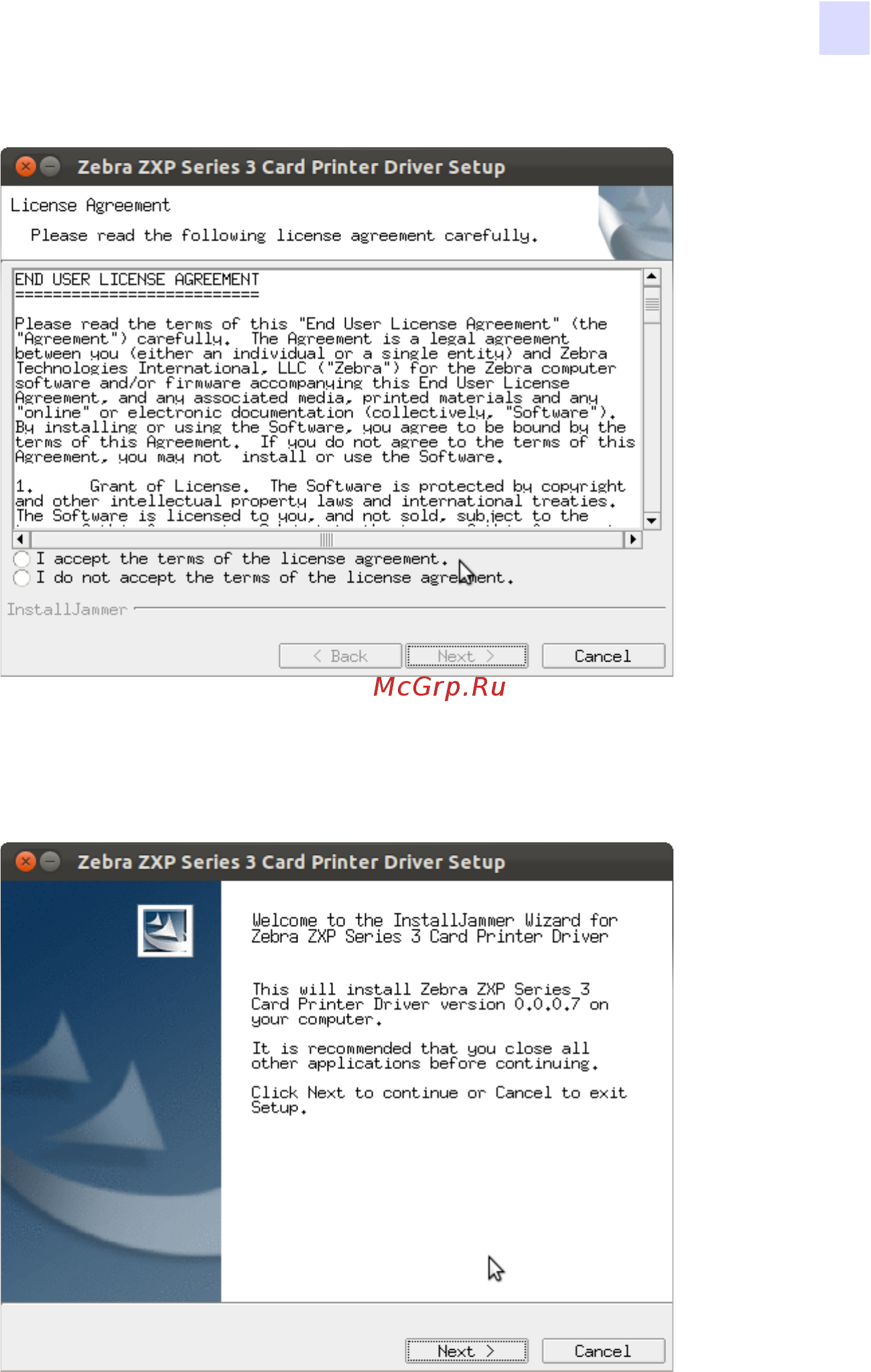 Zebra ZXP 1 Руководство по драйверам Linux Ubuntu (en) онлайн [7/38] 402417
