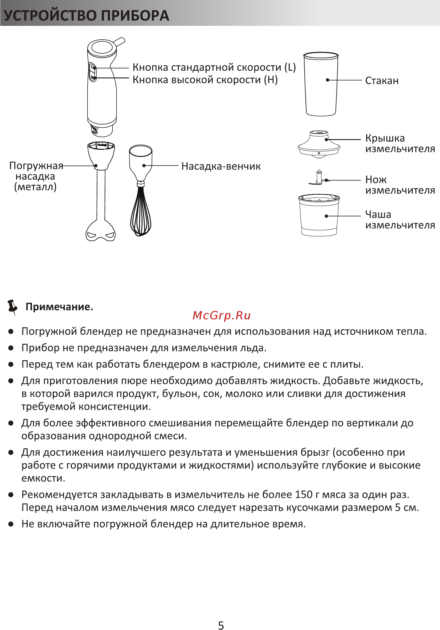 Comfee CF-BL801 Инструкция по эксплуатации онлайн [5/14] 402462