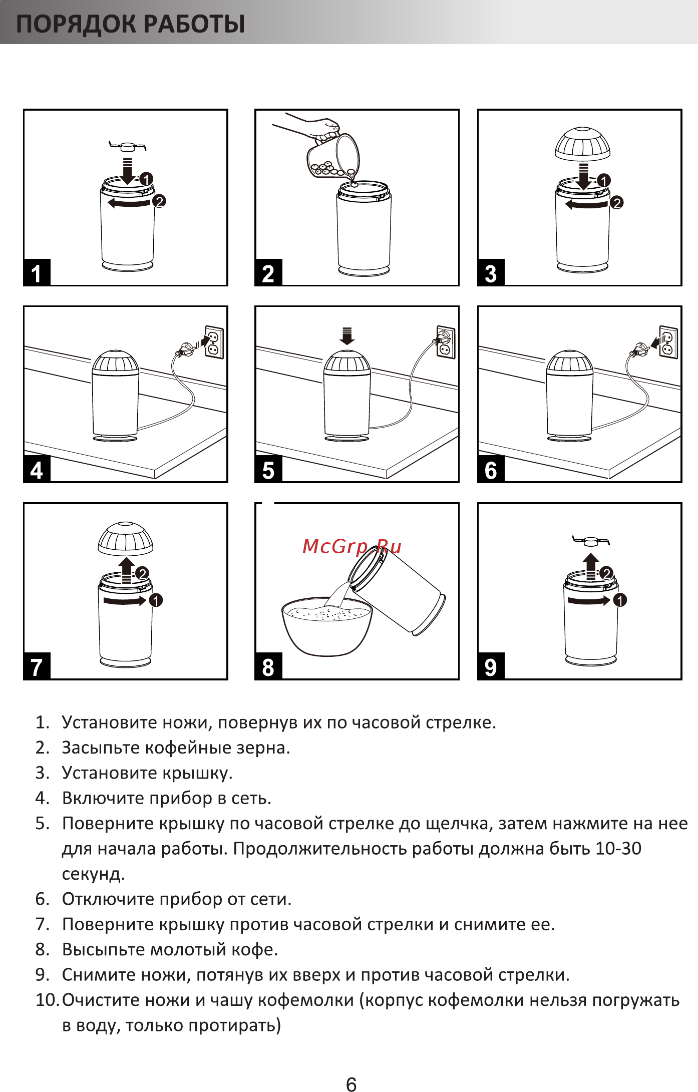 Comfee CF-CG2520 Инструкция по эксплуатации онлайн [6/13] 402467