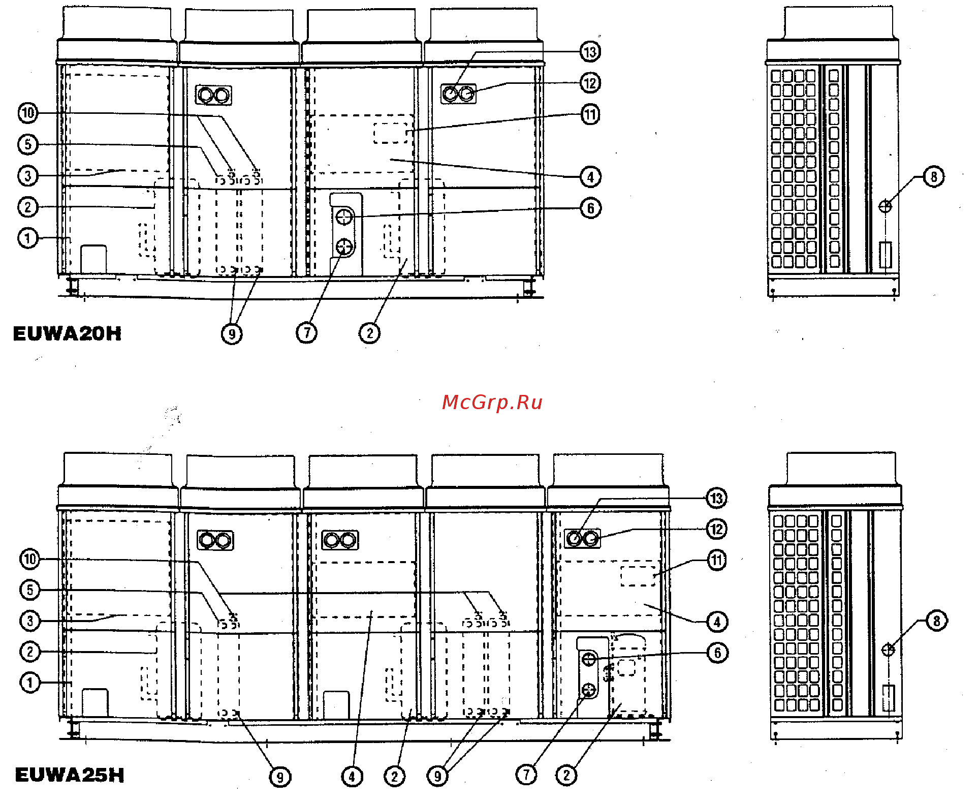 Daikin EUWA20HT1 Инструкция по эксплуатации онлайн [5/42] 402556