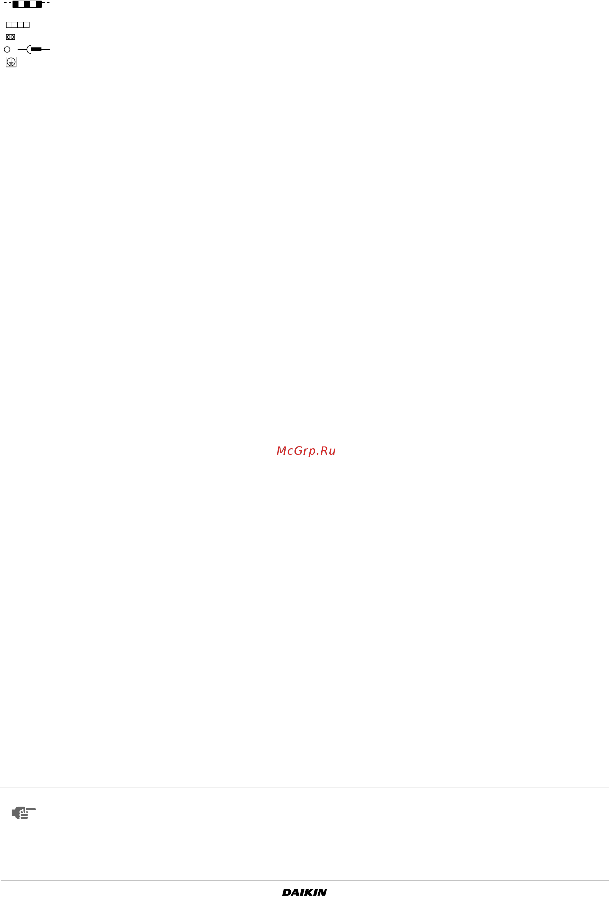 Daikin FXFQ25M7V1B [15/16] Электрическая схема