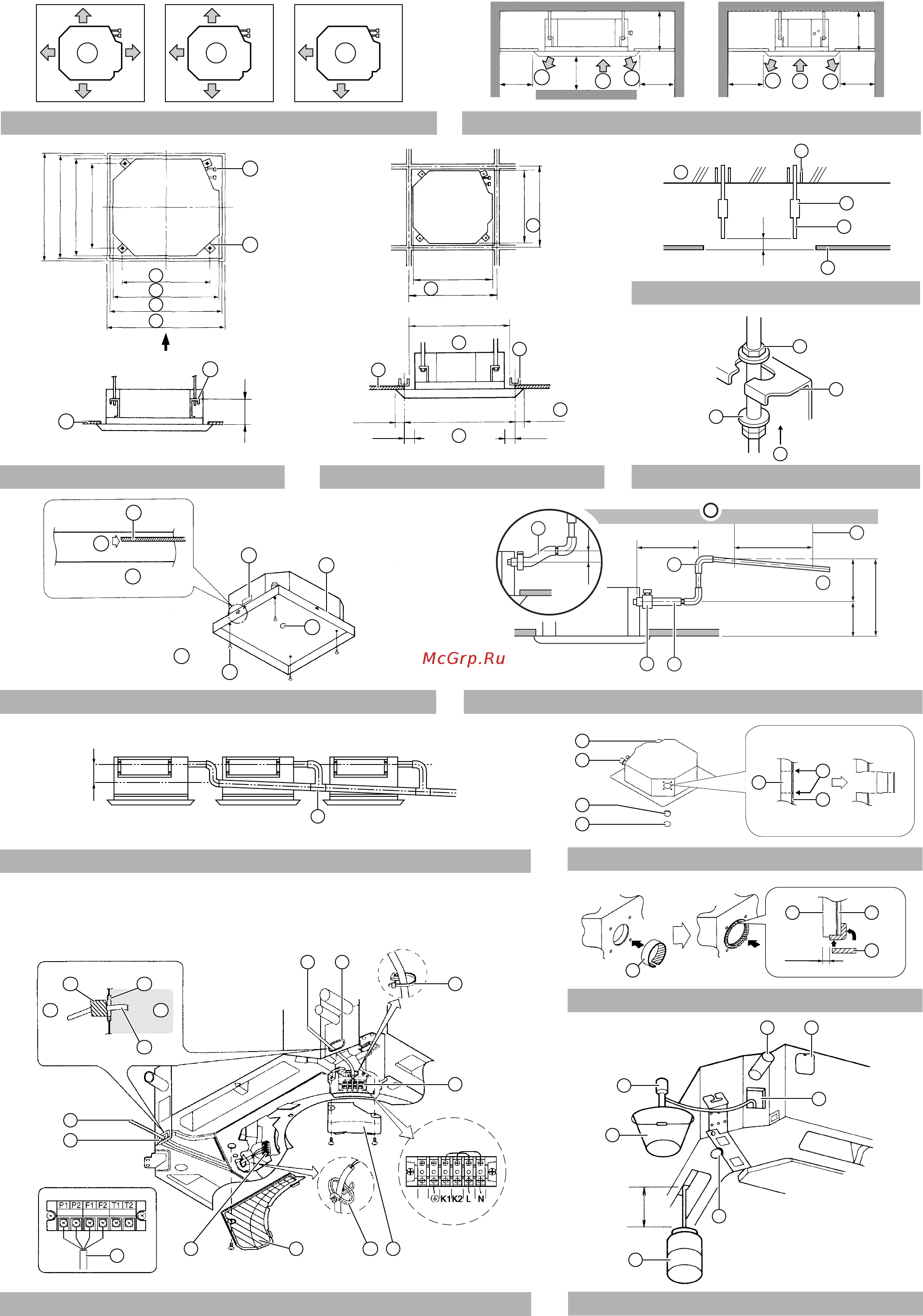 Daikin FXFQ20M7V1B Инструкция по монтажу онлайн [2/16] 402636