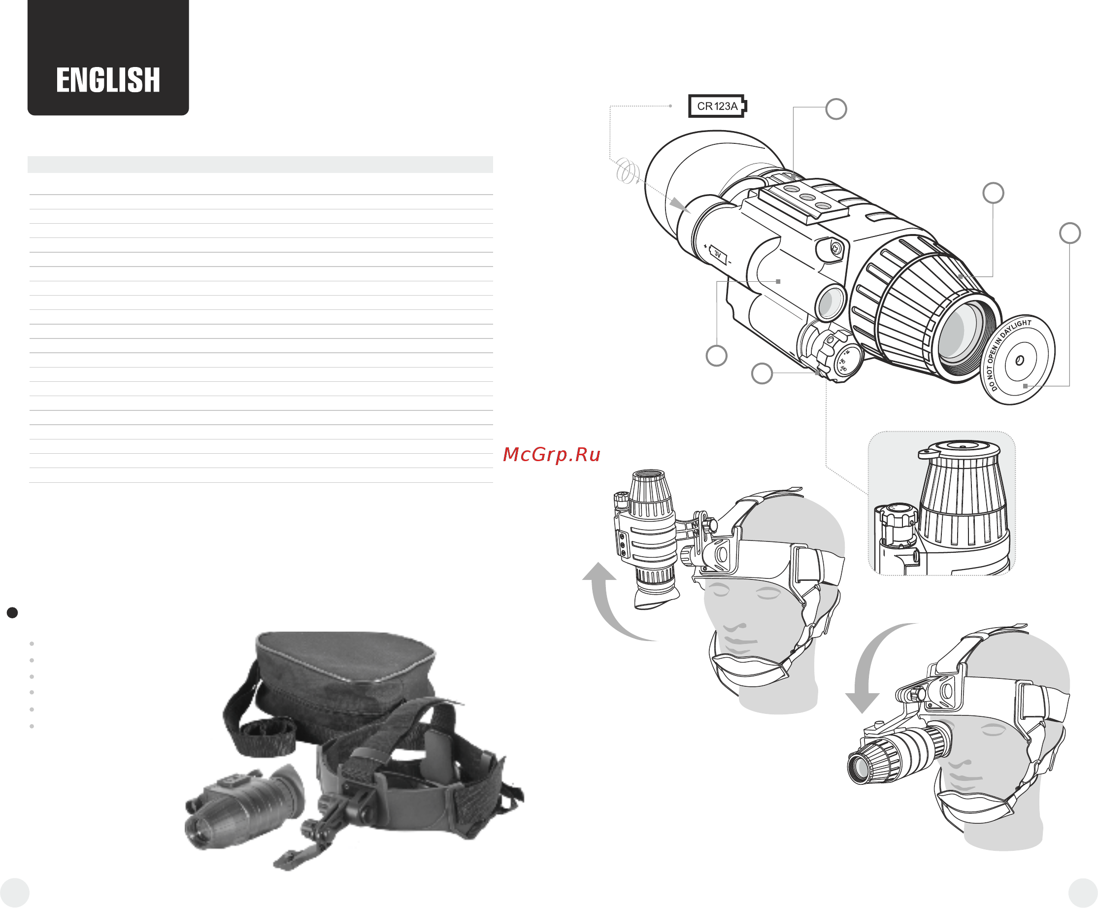 Challenger GS 1x20 с маской [4/20] Package contents