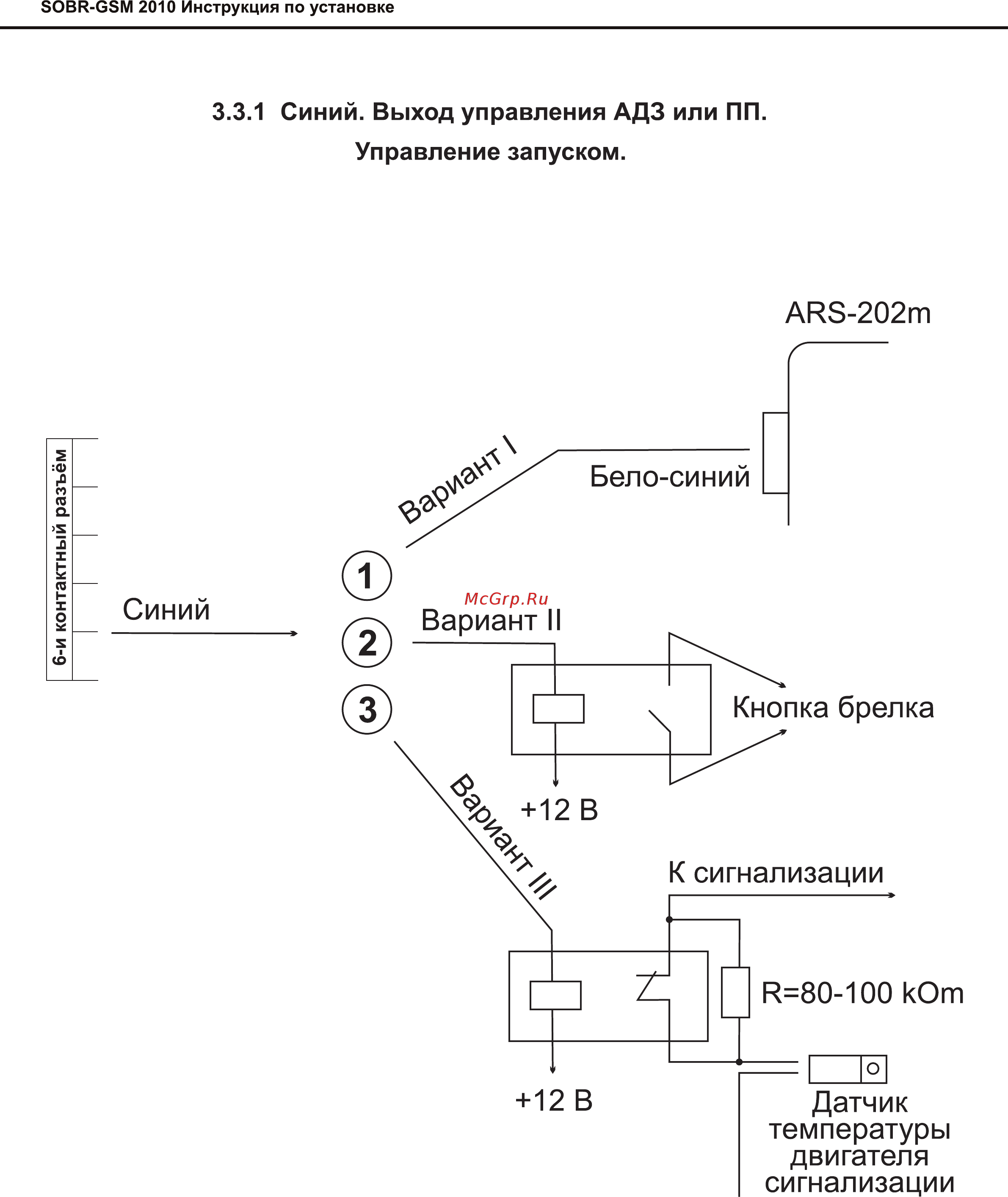 SOBR GSM-2010 [11/17] Страница 11