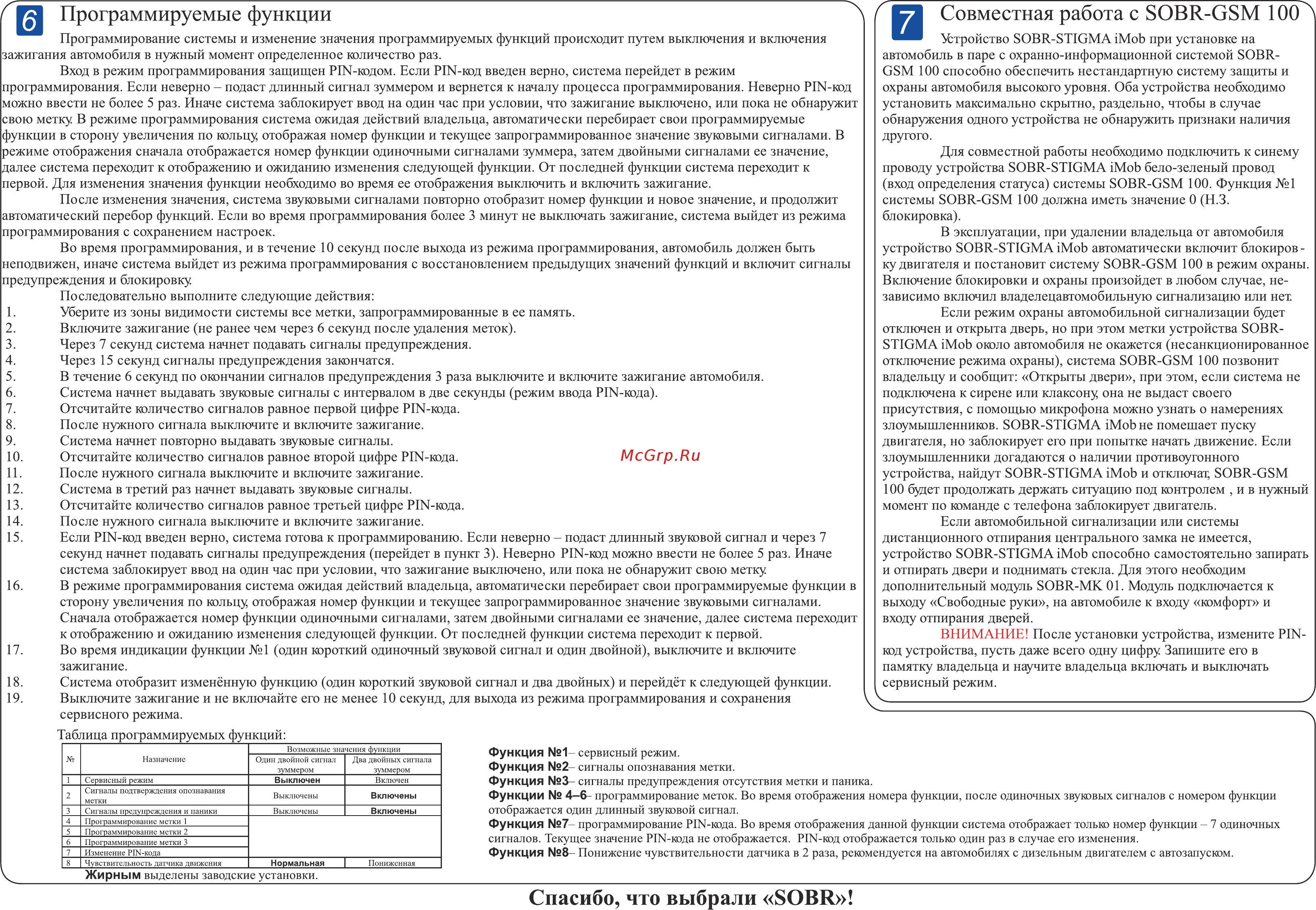 SOBR STIGMA iMob [2/2] Спасибо что выбрали sobr