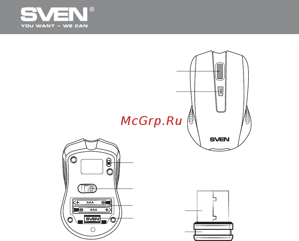 Sven RX-300 Wireless [11/22] Безпровідна оптична миша