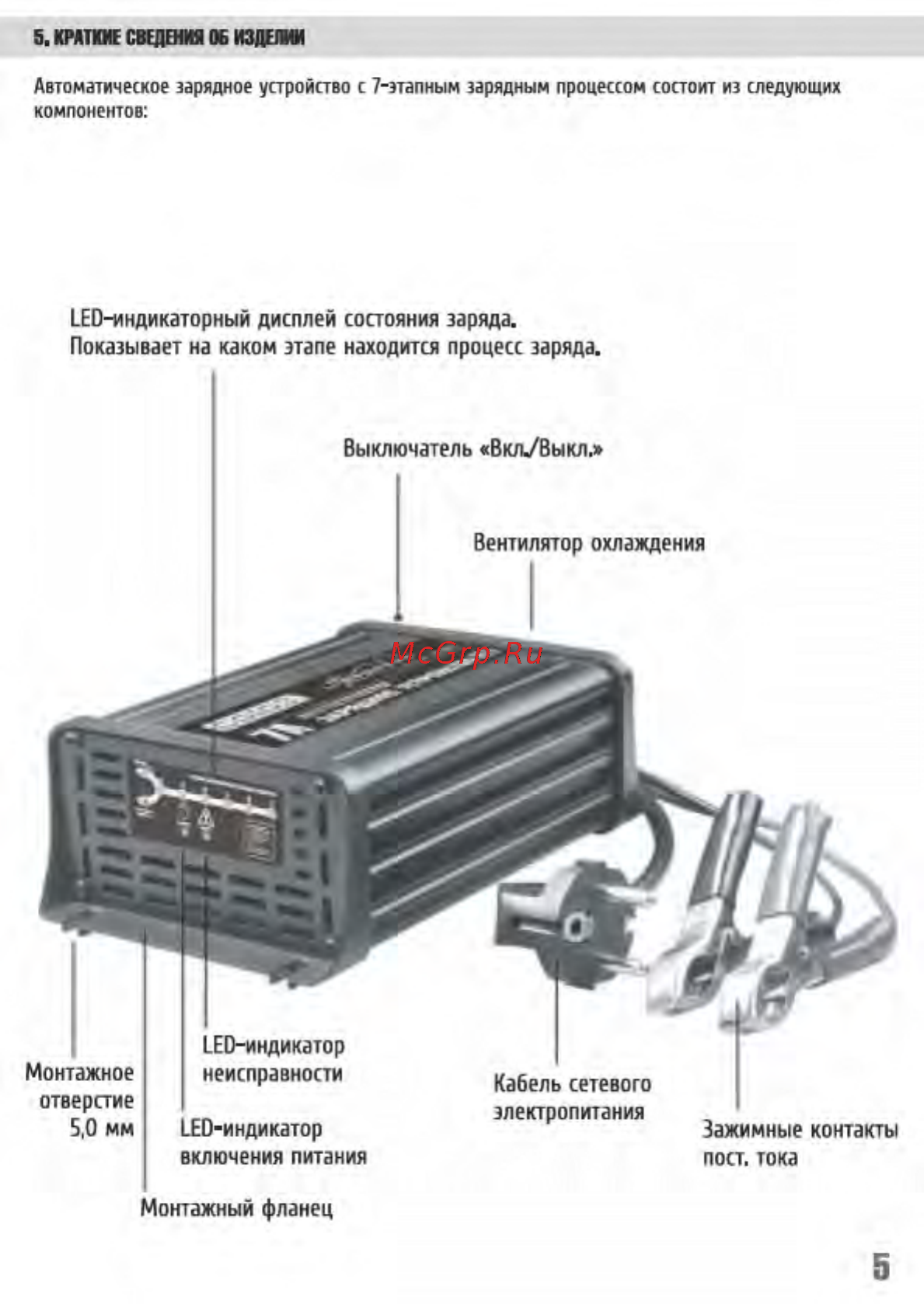 СОЮЗ BC-1212A (12В 12A) Инструкция по эксплуатации онлайн [6/18] 404266