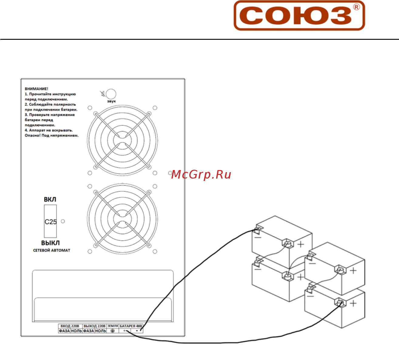 СОЮЗ PSU-500 Инструкция по эксплуатации онлайн [10/18] 404270