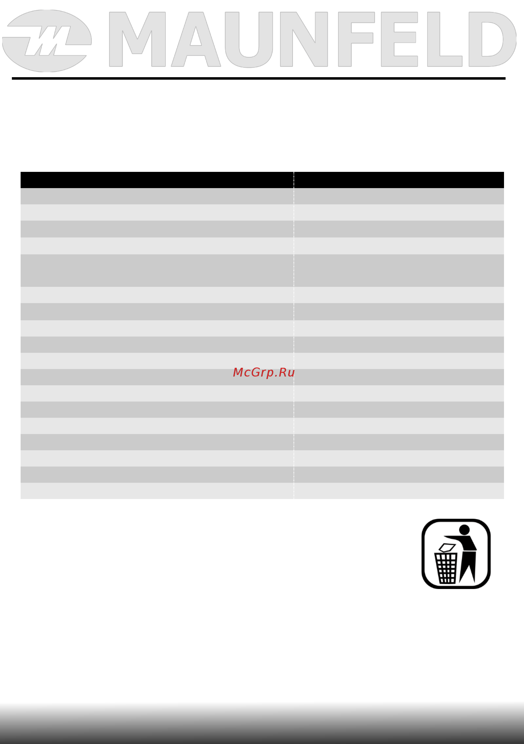 Maunfeld EOEM.769B2 [8/43] Характеристики eoem 69 b b2 w sb bg s1