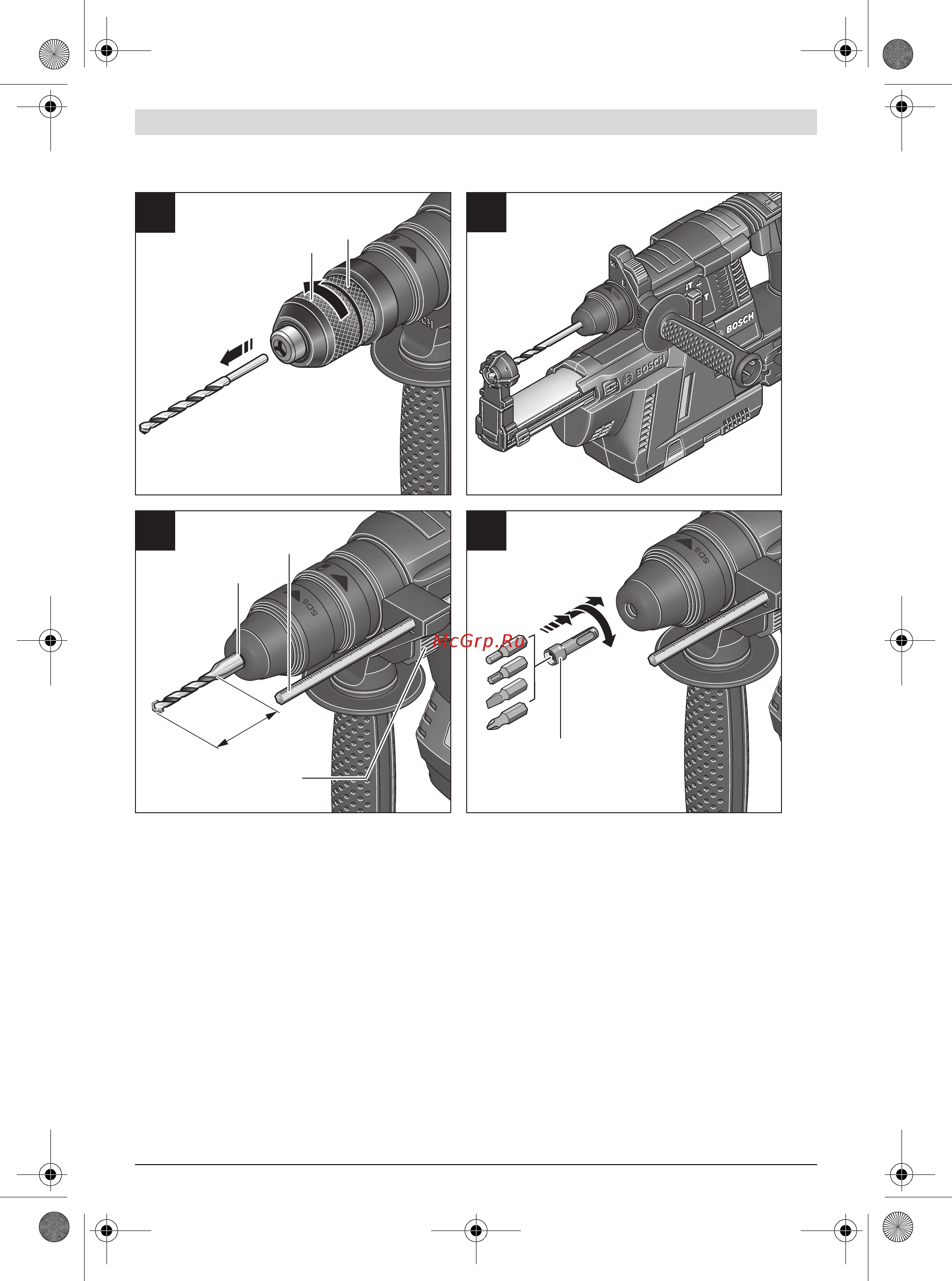 Bosch GBH 18V-26 Руководство пользователя онлайн [6/274] 404626