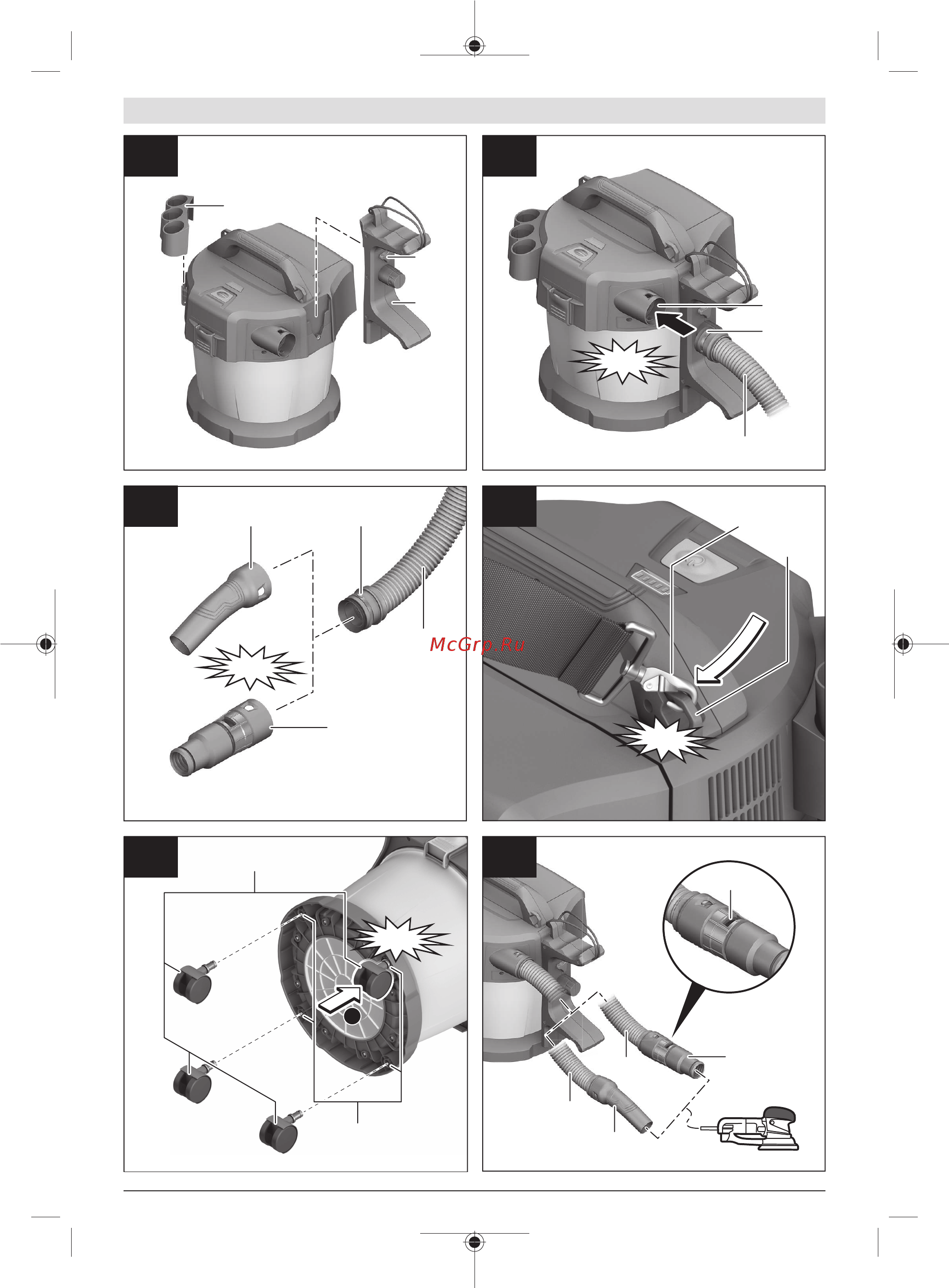 Bosch GAS 18V-10 L Руководство пользователя онлайн [6/203] 404657