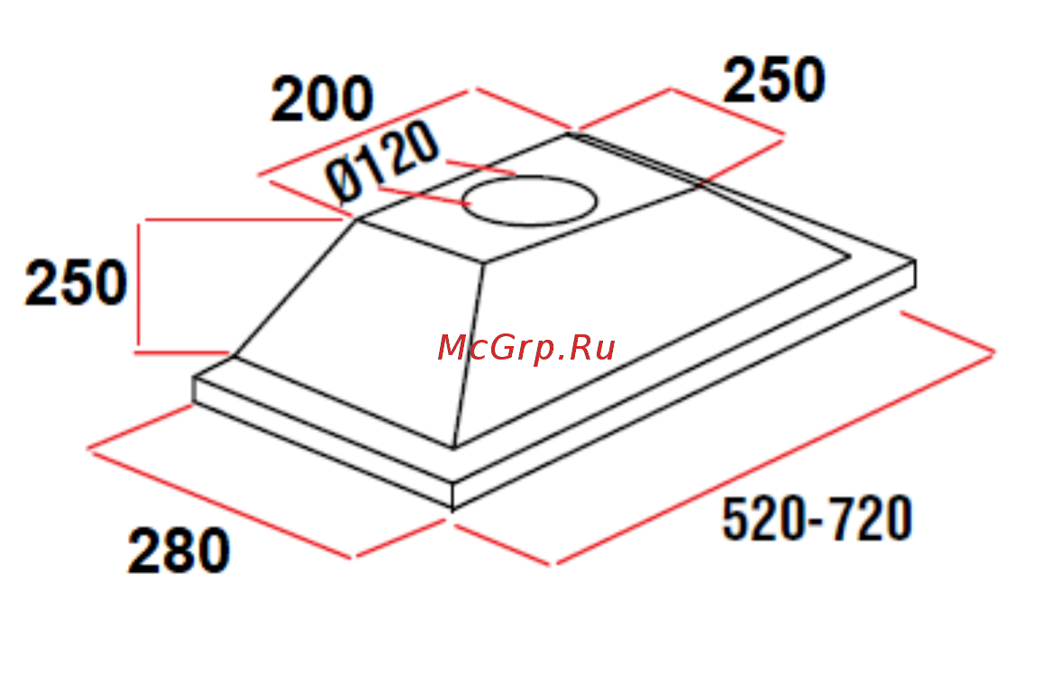 Maunfeld Crosby Push Eco 52 Инструкция по эксплуатации онлайн [5/12] 404847