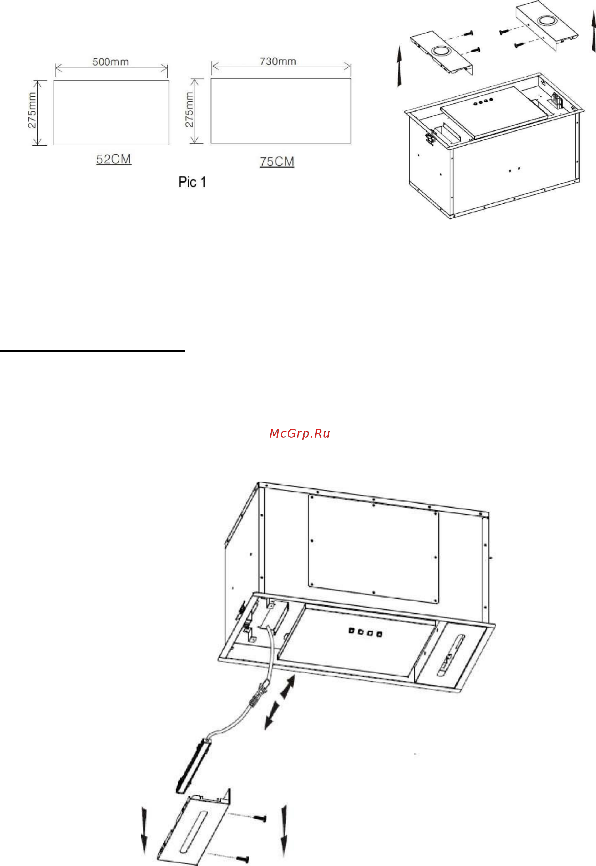 Maunfeld Crosby Flat 52 Инструкция по эксплуатации онлайн [3/8] 404863