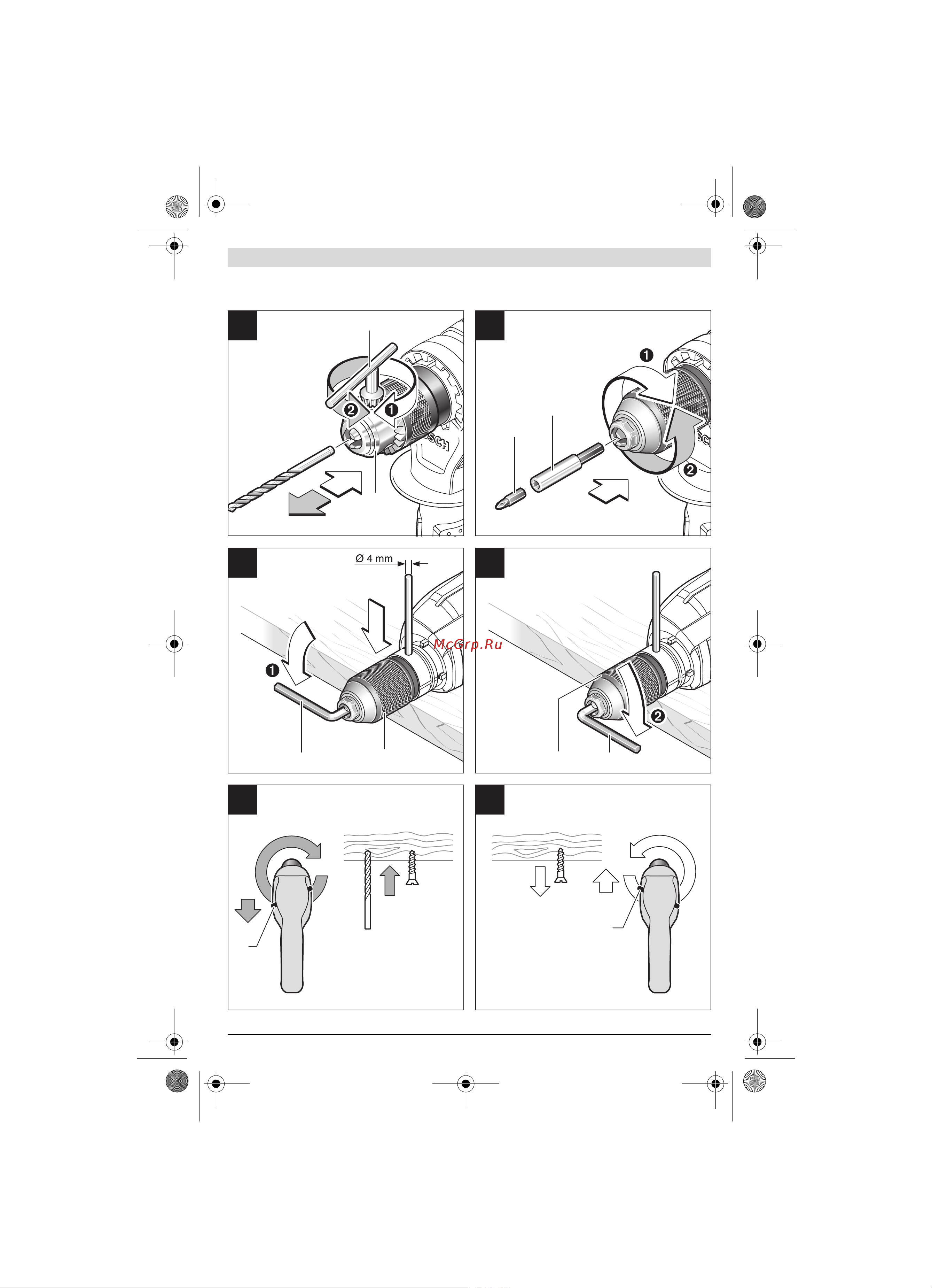 Bosch GSB 24-2 Руководство пользователя онлайн [5/224] 405305