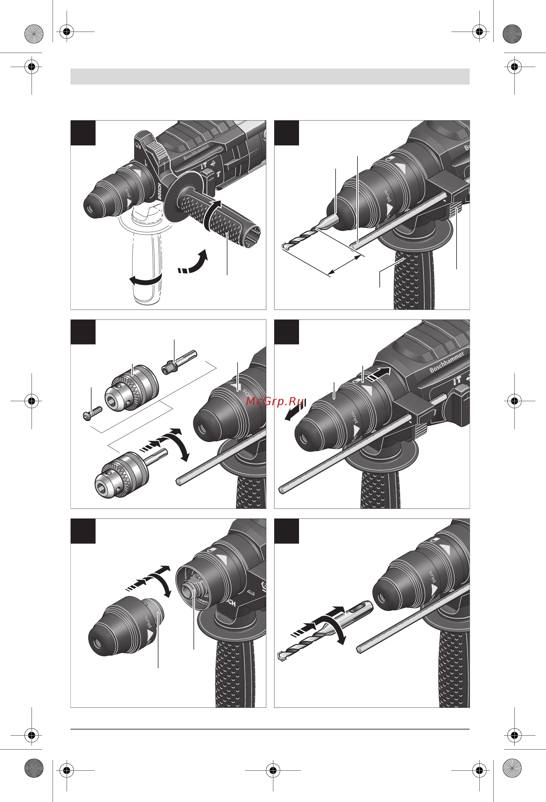 Bosch GBH 240 Руководство пользователя онлайн [4/217] 405306