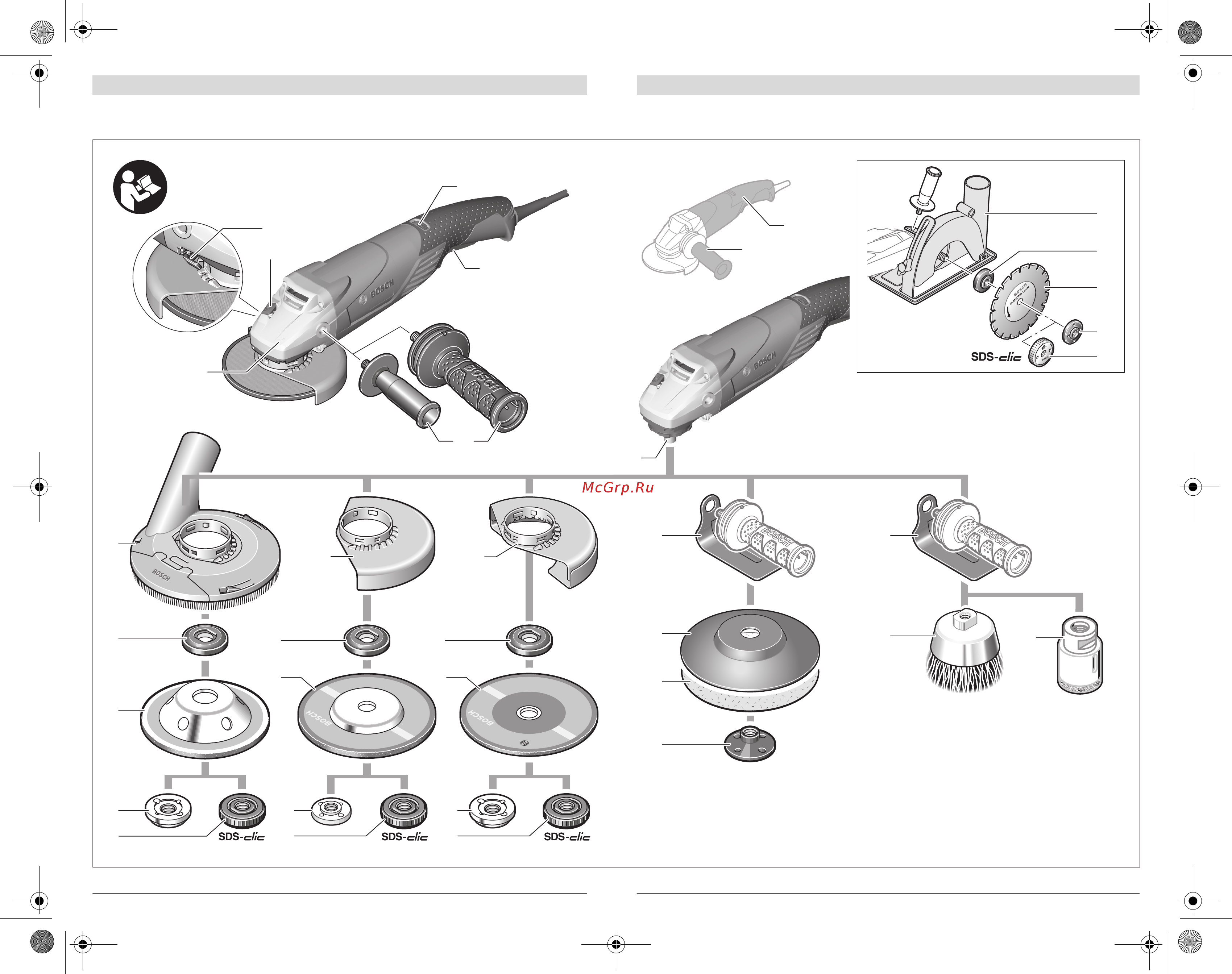 Bosch GWS 18-150 L Руководство пользователя онлайн [4/364] 405519