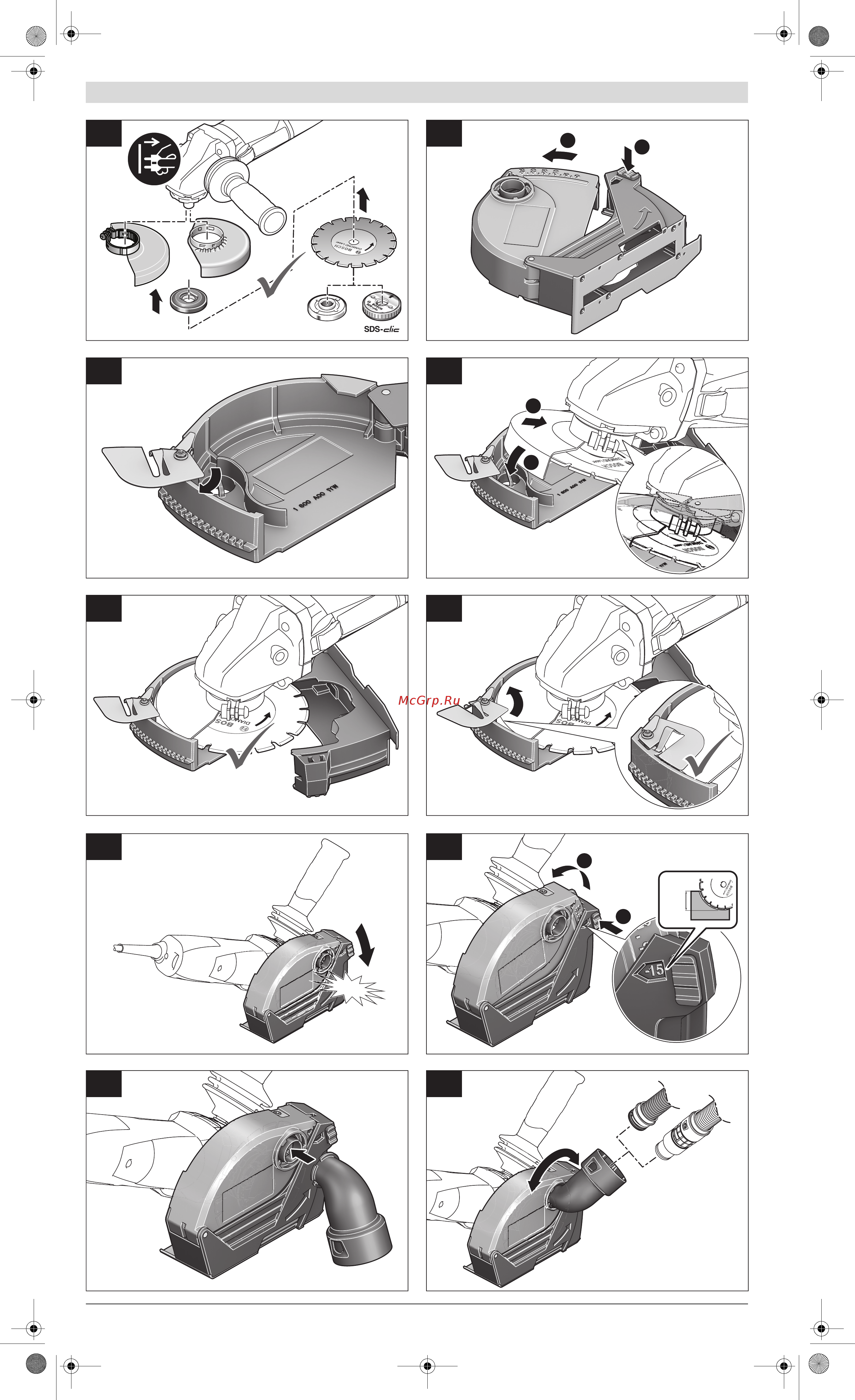 Bosch GDE 125 EA-T (1600A003DJ) Руководство пользователя онлайн [2/2] 501376