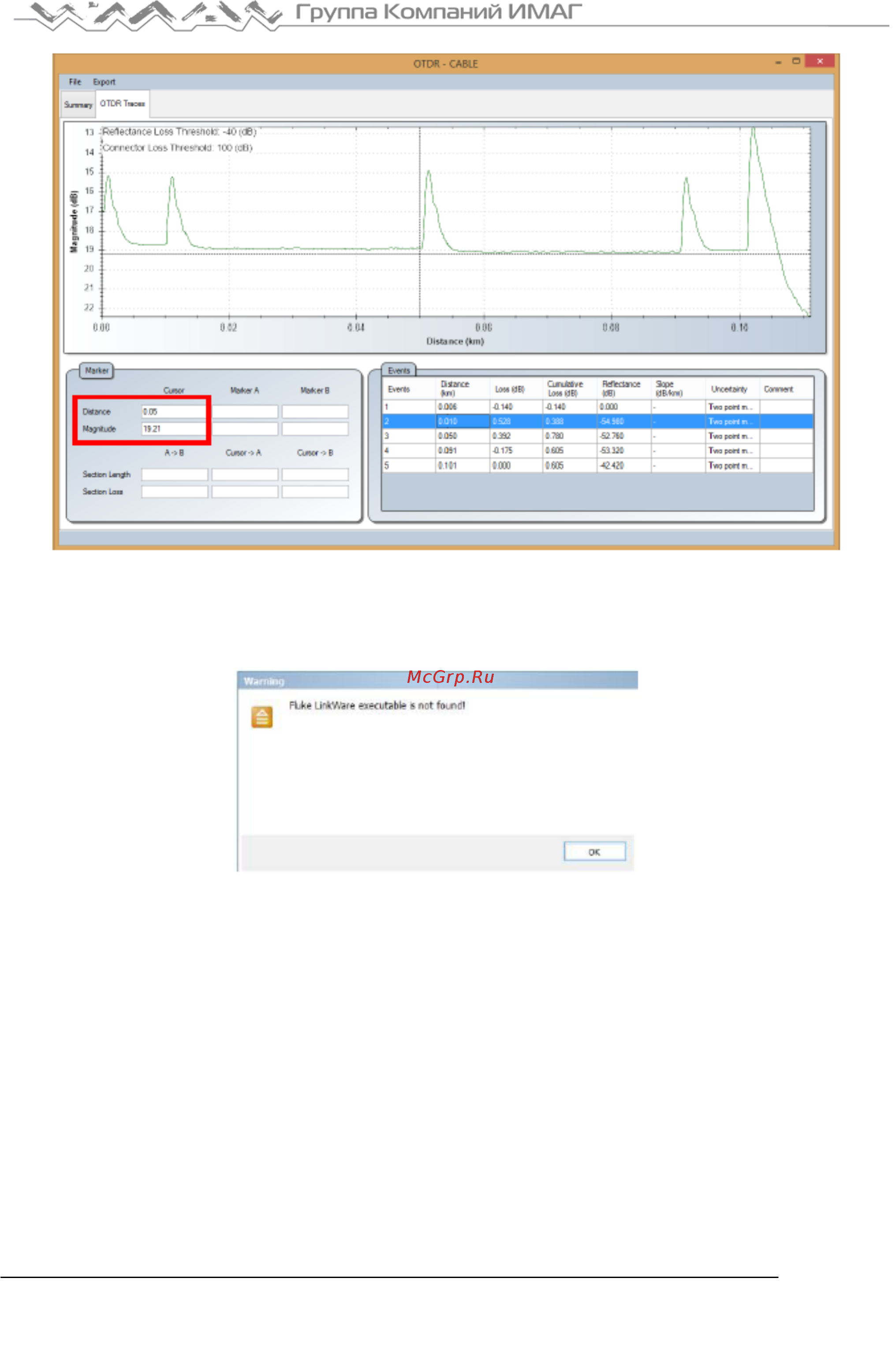 Softing WireXpert 4500 [10/29] Результаты тестирования fluke linkware из файлов flw