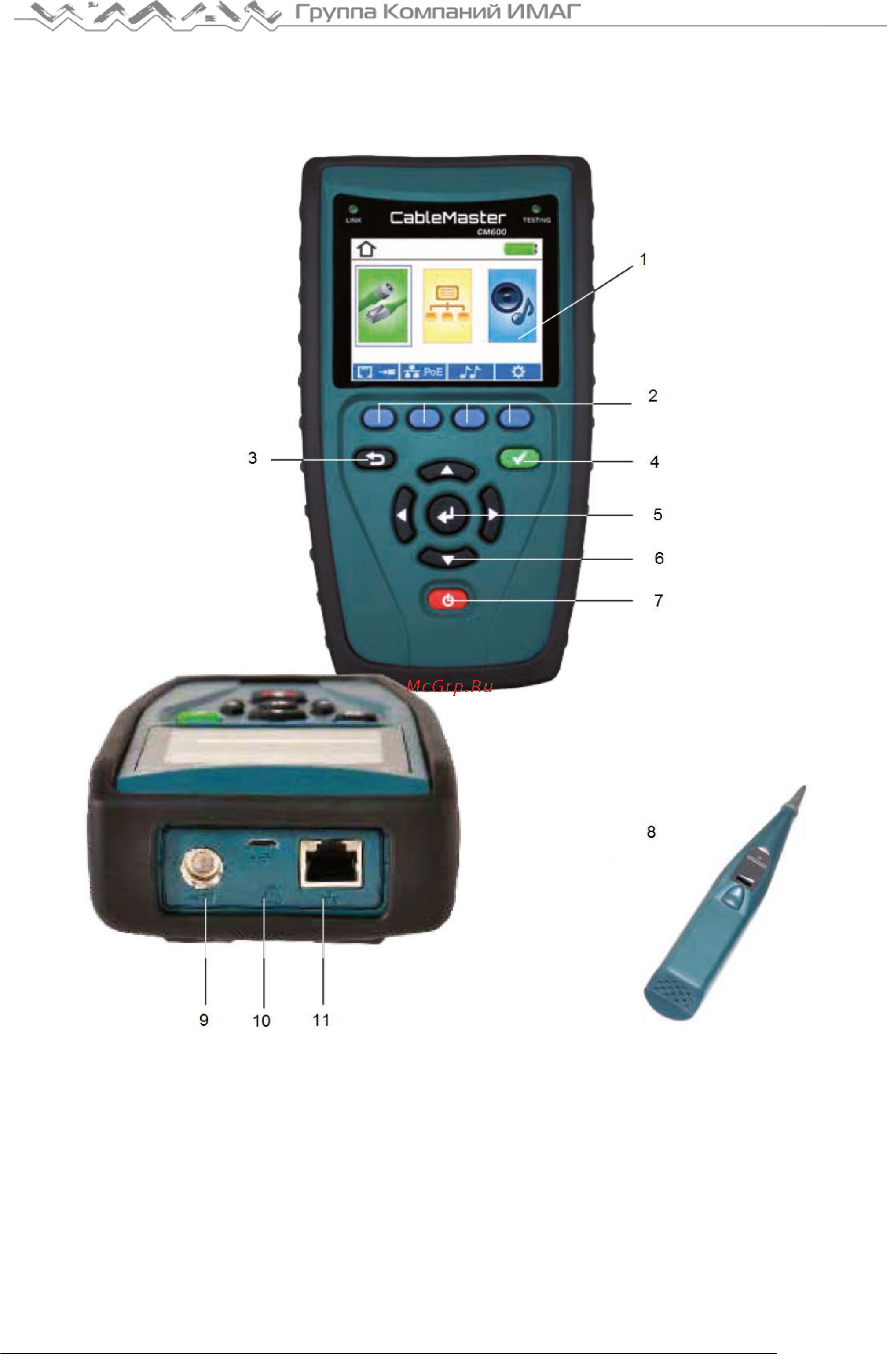 Softing CableMaster 600 [4/14] Описание тестера cablemaster 600 650
