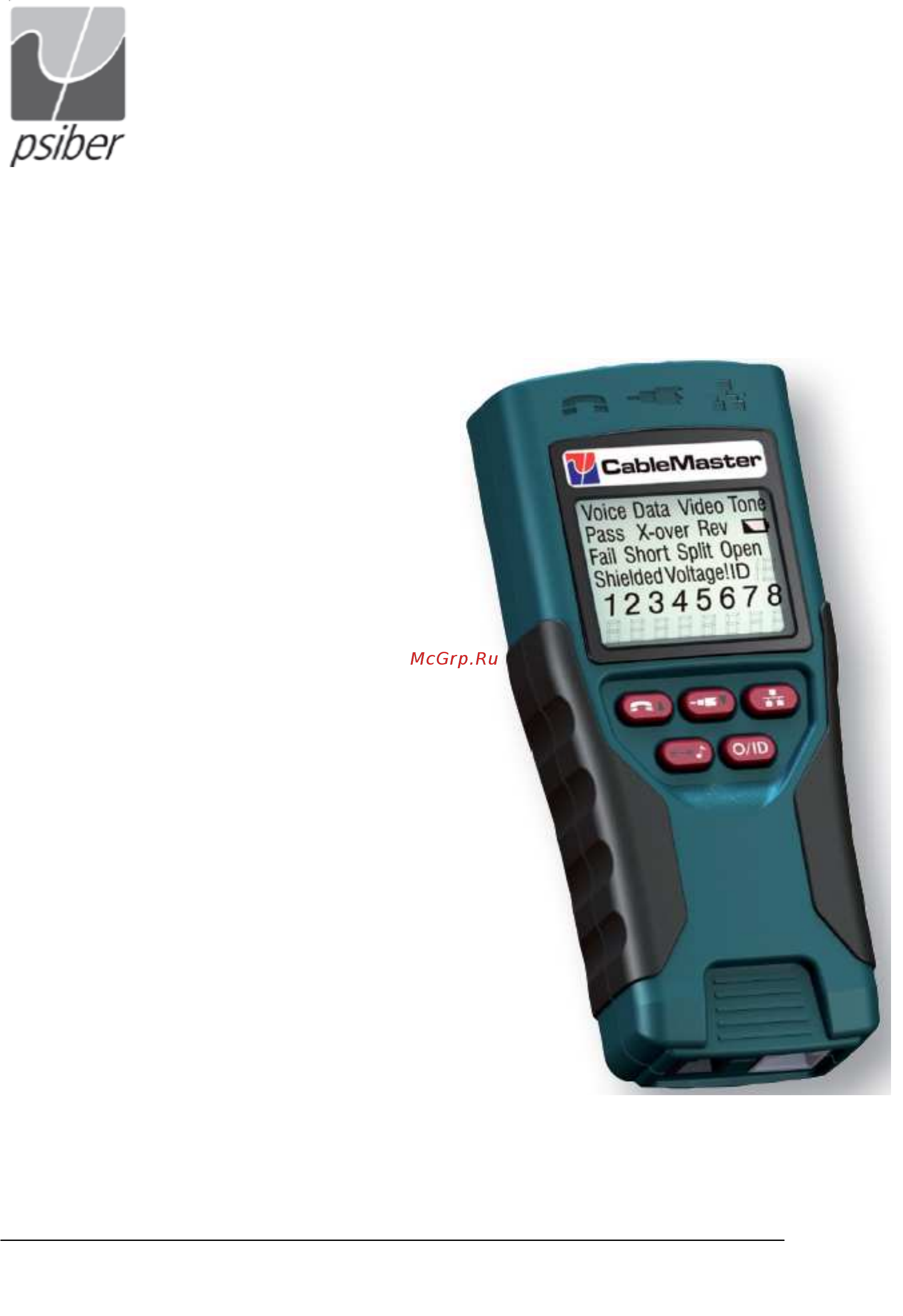 Softing CableMaster 400 Руководство пользователя онлайн