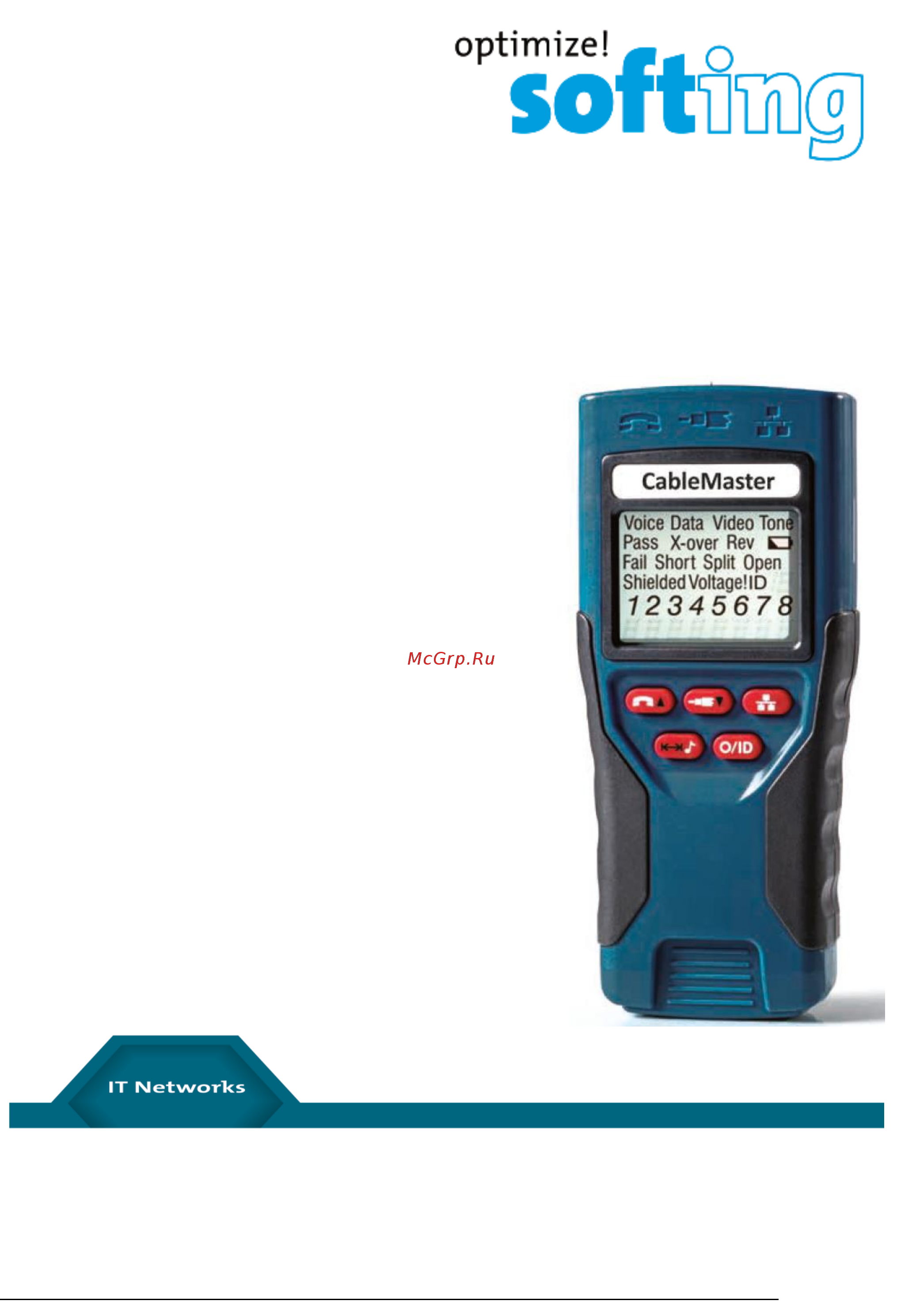 Softing CableMaster 450 Руководство пользователя онлайн