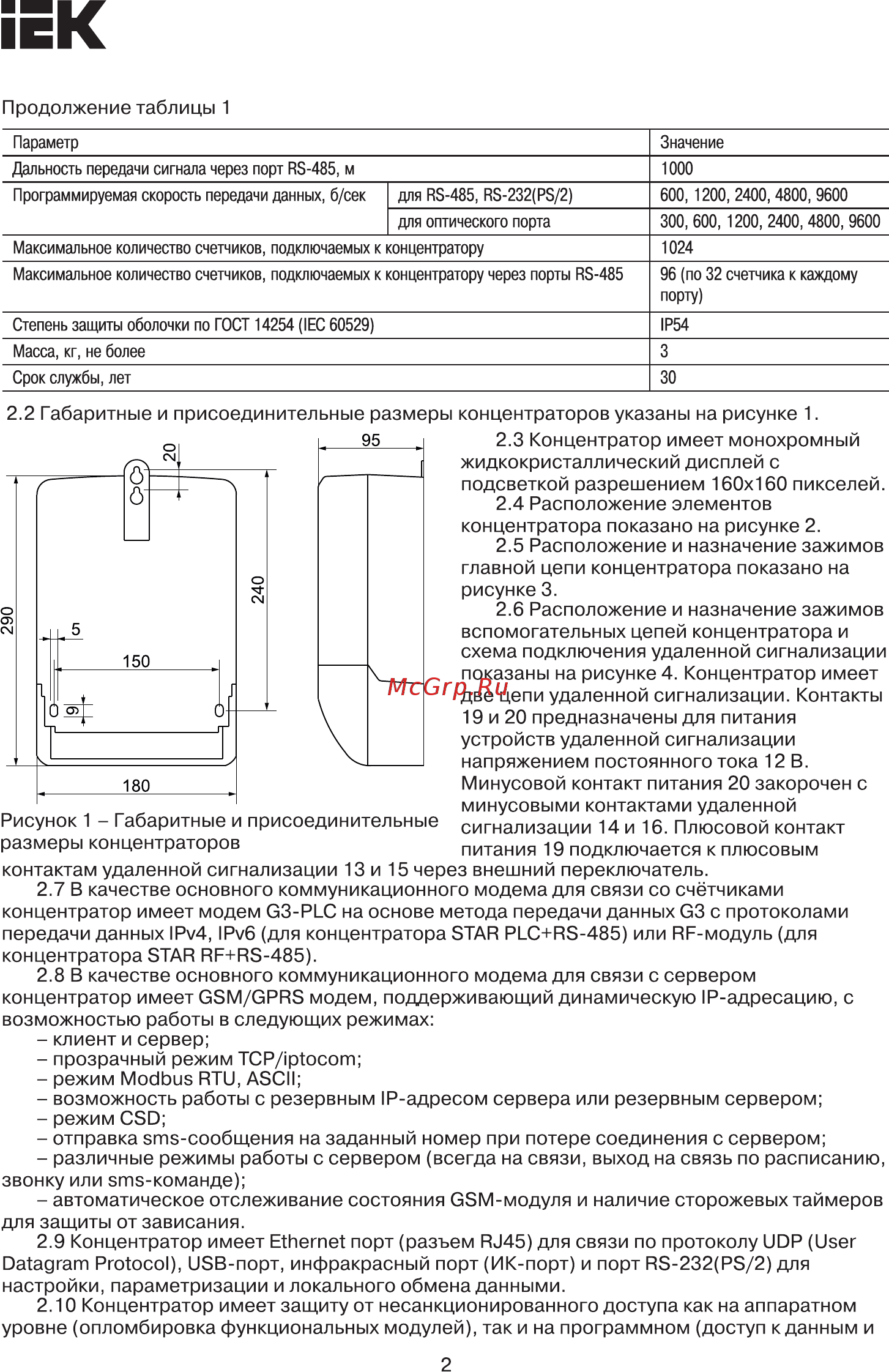 Iek STAR PLC+RS-485 [2/8] Страница 2