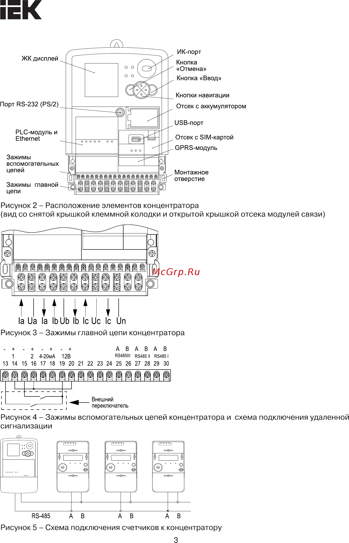 Iek STAR PLC+RS-485 [3/8] Страница 3