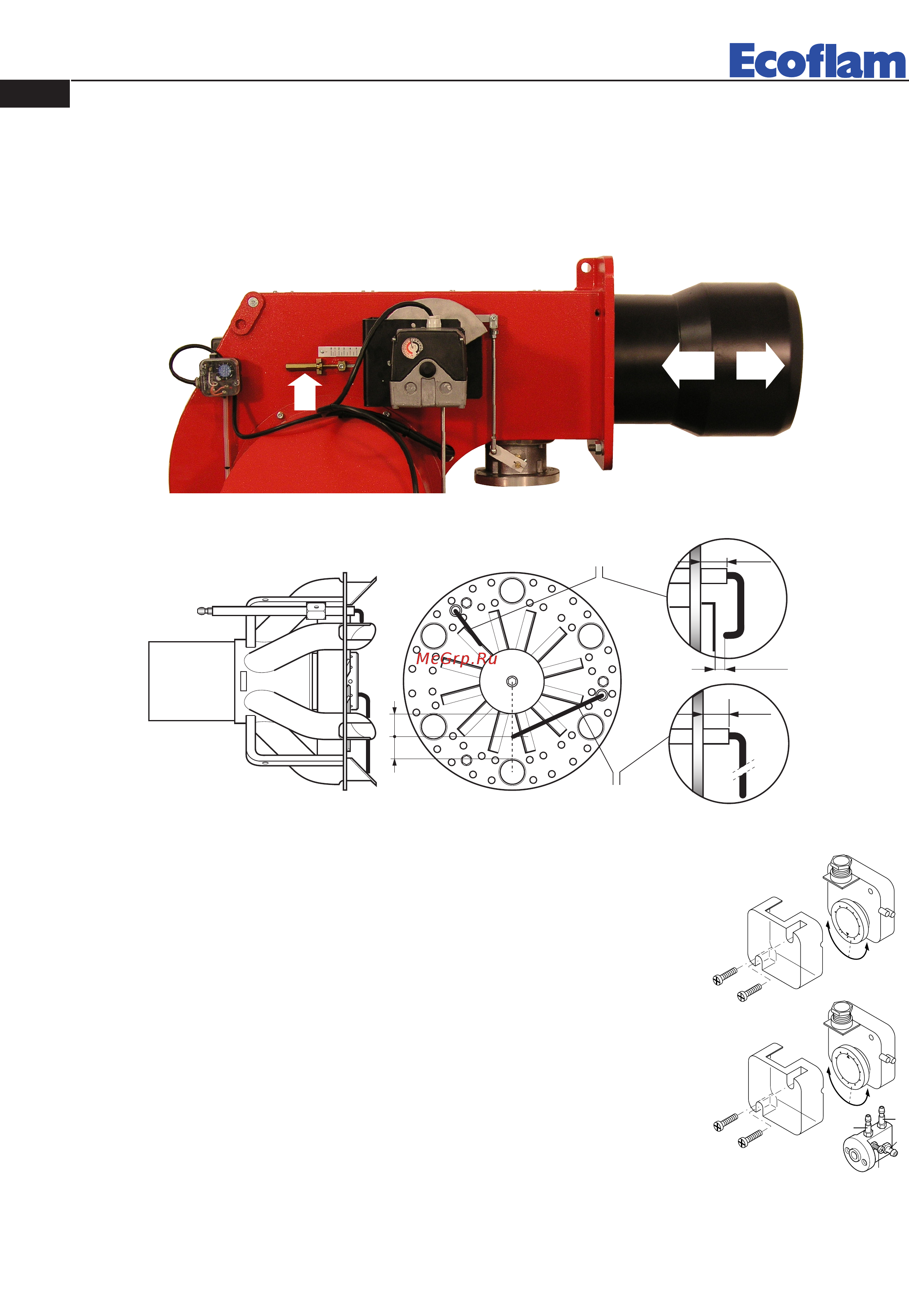 Ecoflam BLU 3000.1 PR TC - VGD 40.065 [12/40] Adjustment of gas minimum pressure switch