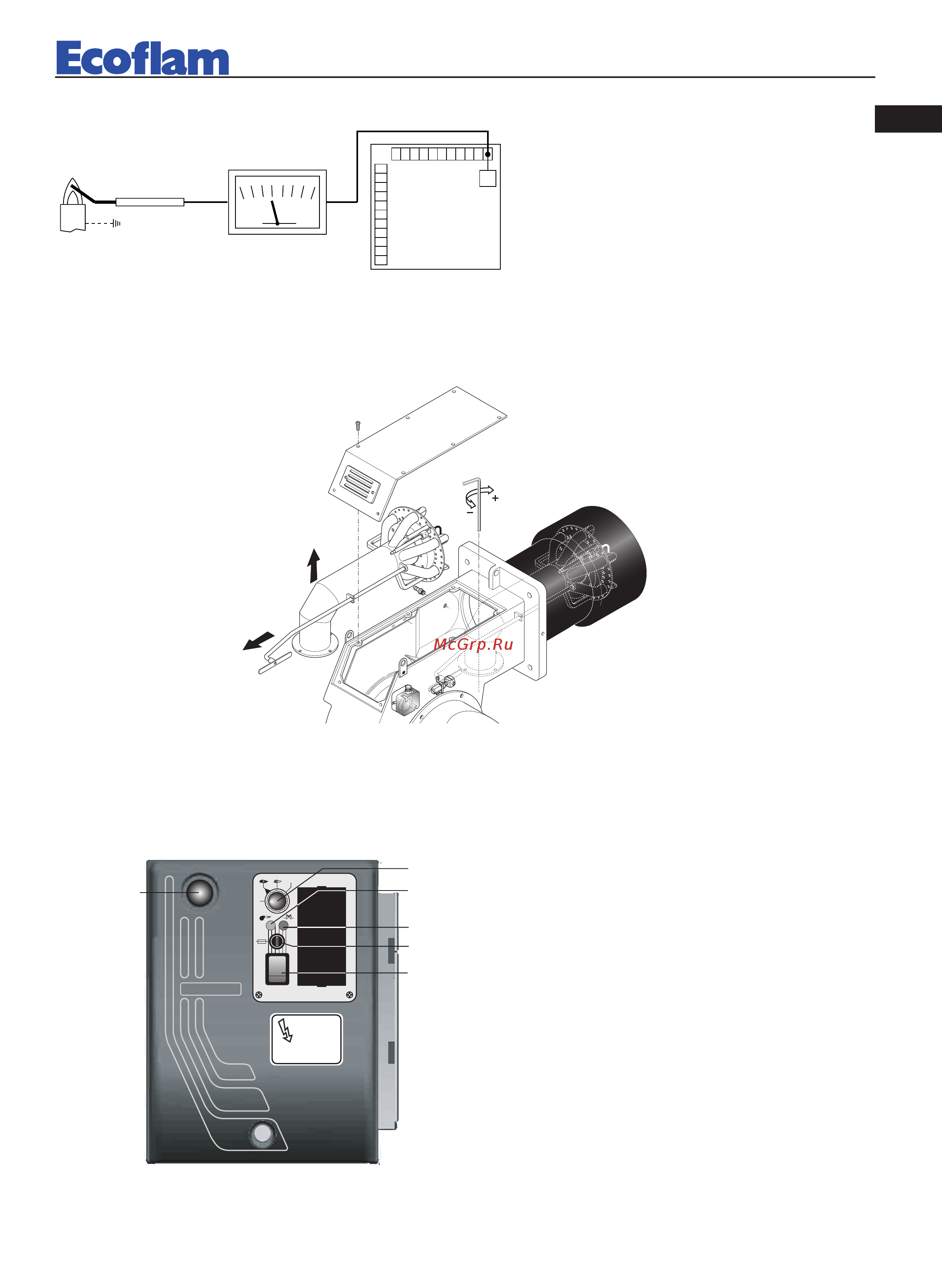 Ecoflam BLU 3000.1 PR TC - VGD 40.065 [19/40] Controle systeme detection de flamme