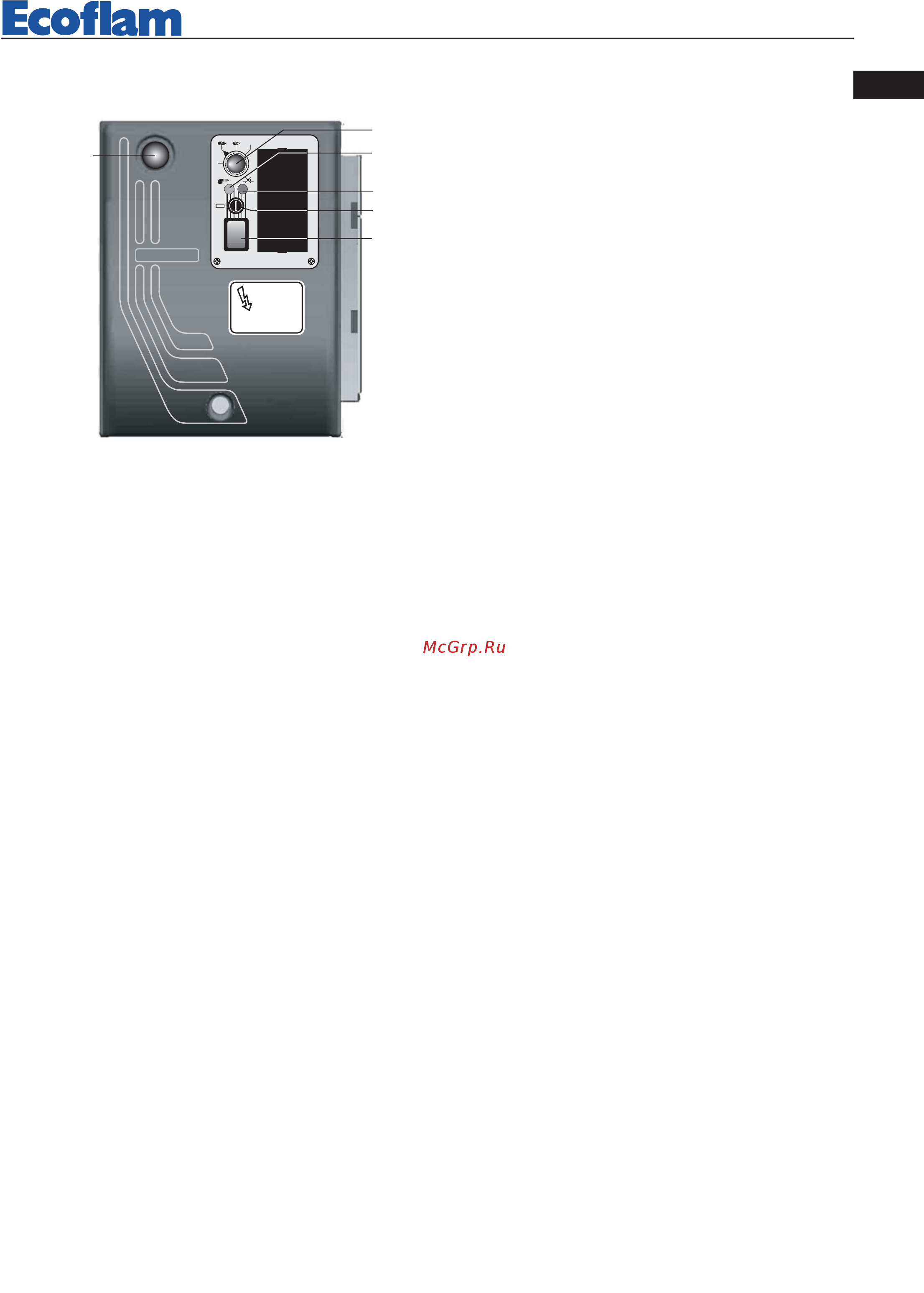Ecoflam BLU 1500.1 PR Low NOx TL - MB-DLE 415 [19/40] Avant chaque intervention controler