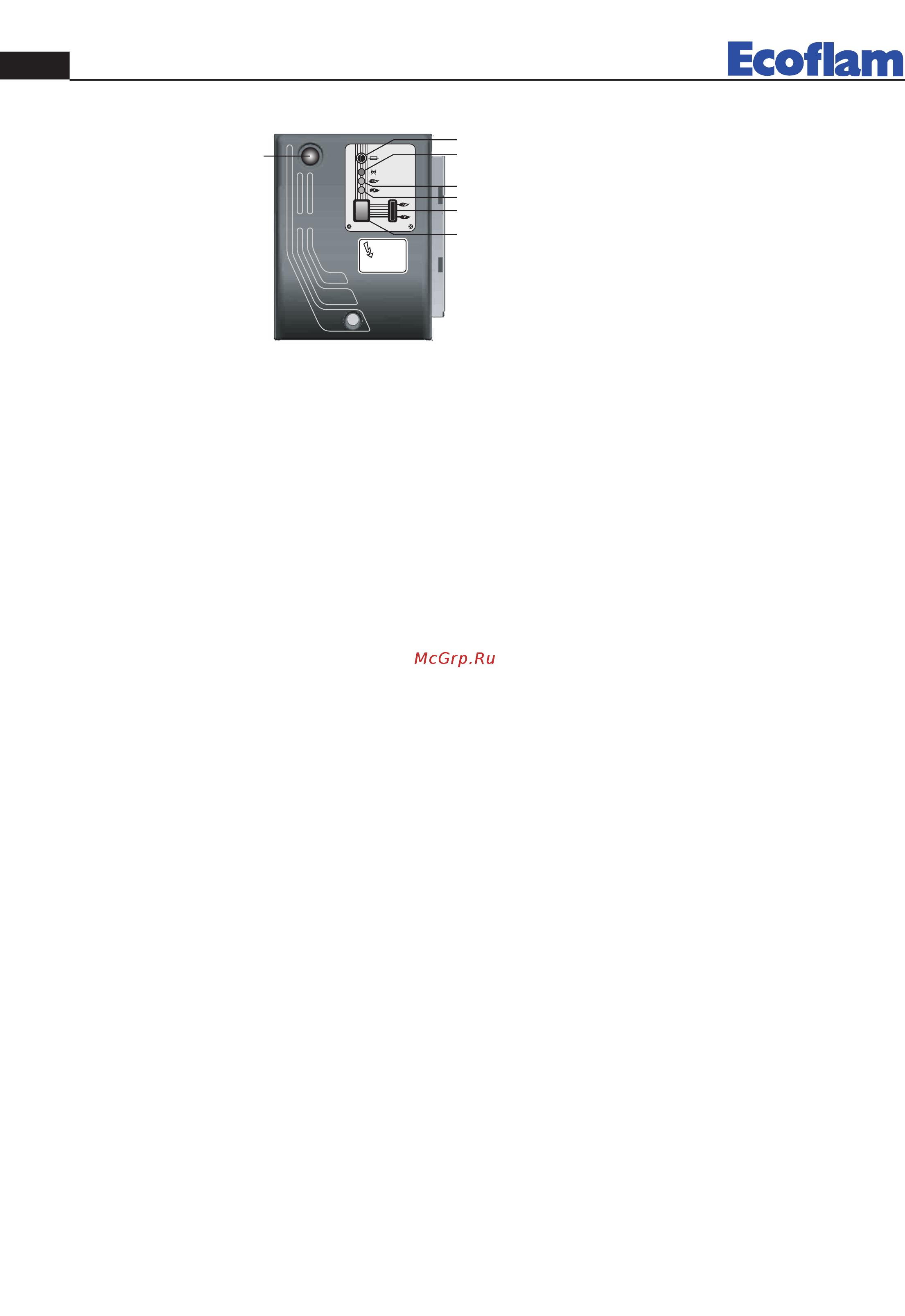 Ecoflam BLU 2000.1 PAB TC - MB-DLE 415 [8/44] Anomalie di funzionamento