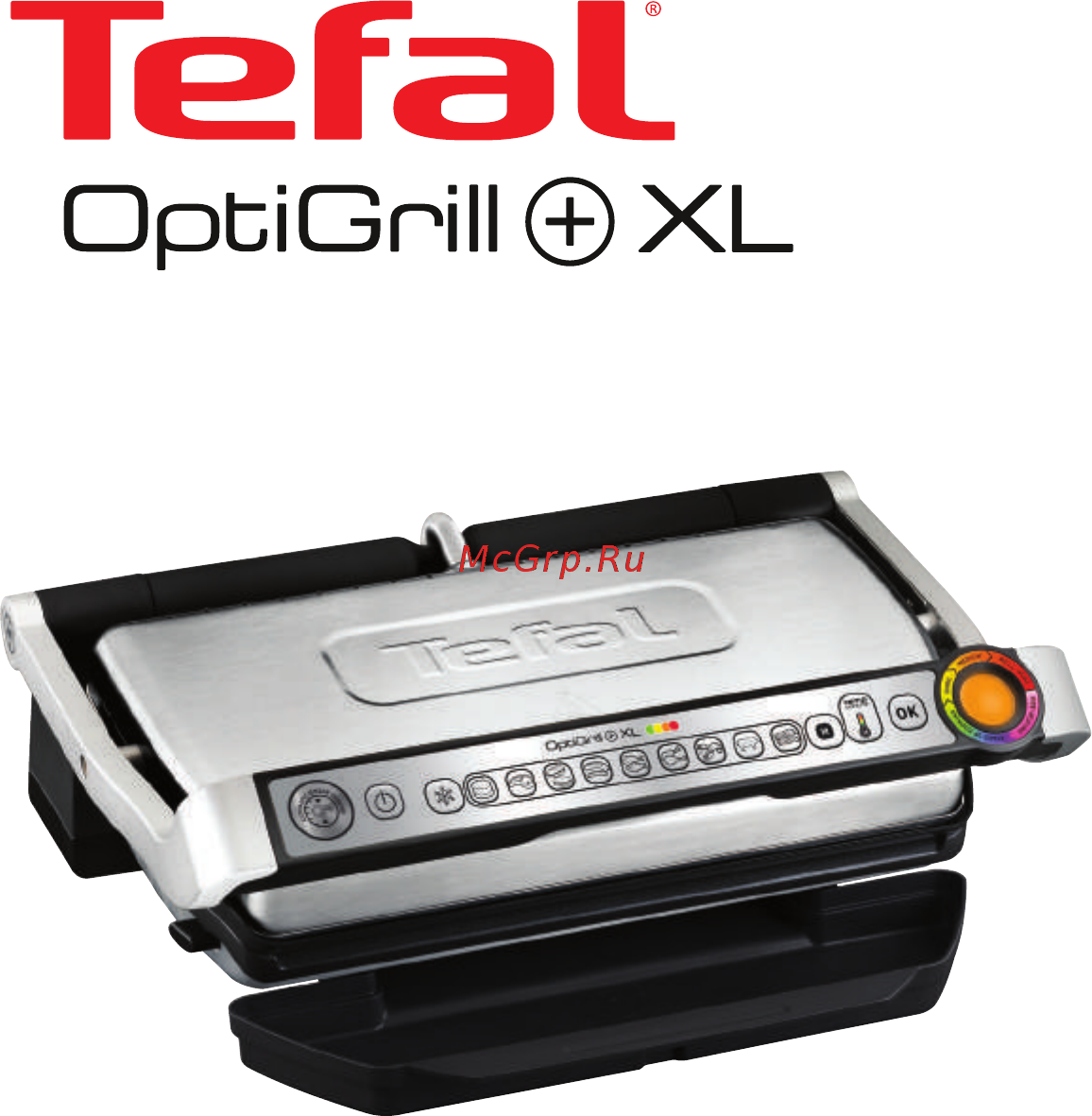 Tefal OPTIGRILL + XL GC722D Руководство пользователя онлайн