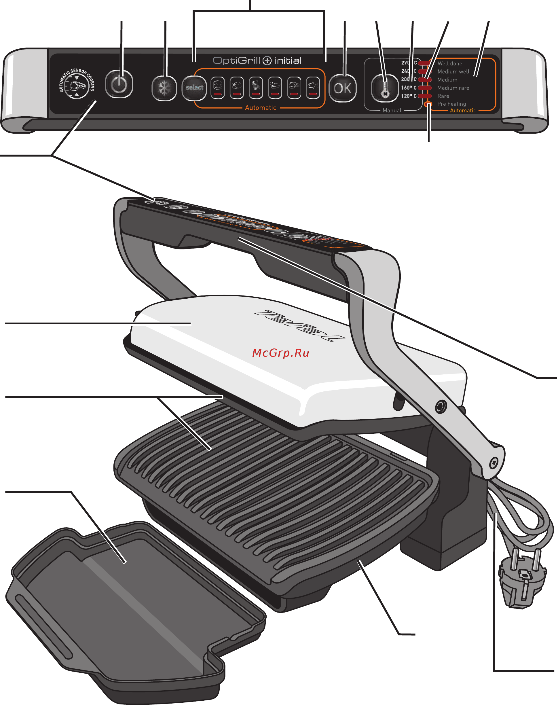 Tefal OPTIGRILL GC706D Руководство пользователя онлайн [6/18] 406154