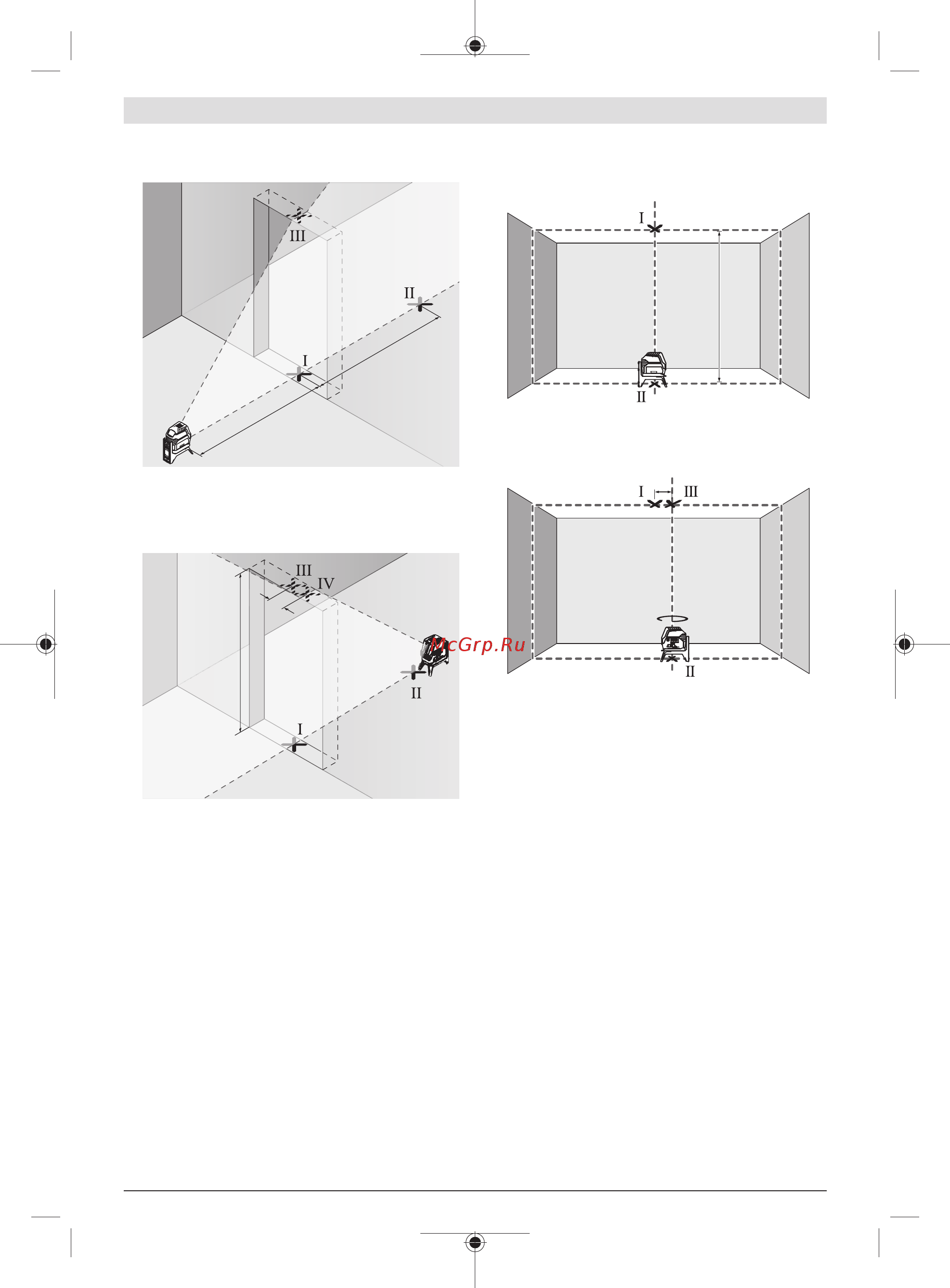Bosch GCL 2-15 + RM1 + вкладка под L-boxx [126/311] Pracovní pokyny