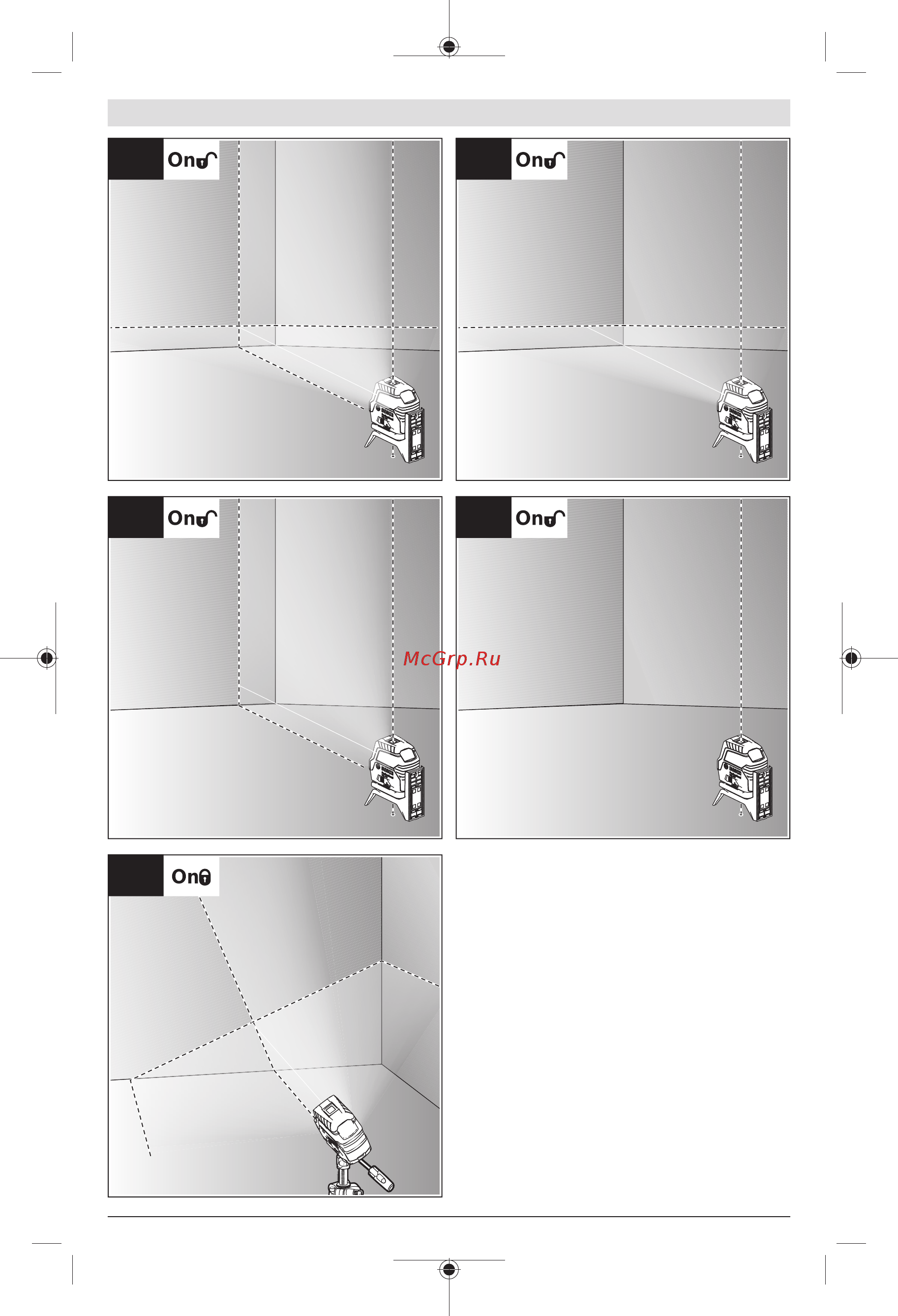 Bosch GCL 2-15 + RM1 + вкладка под L-boxx Руководство пользователя онлайн [5/311] 805831