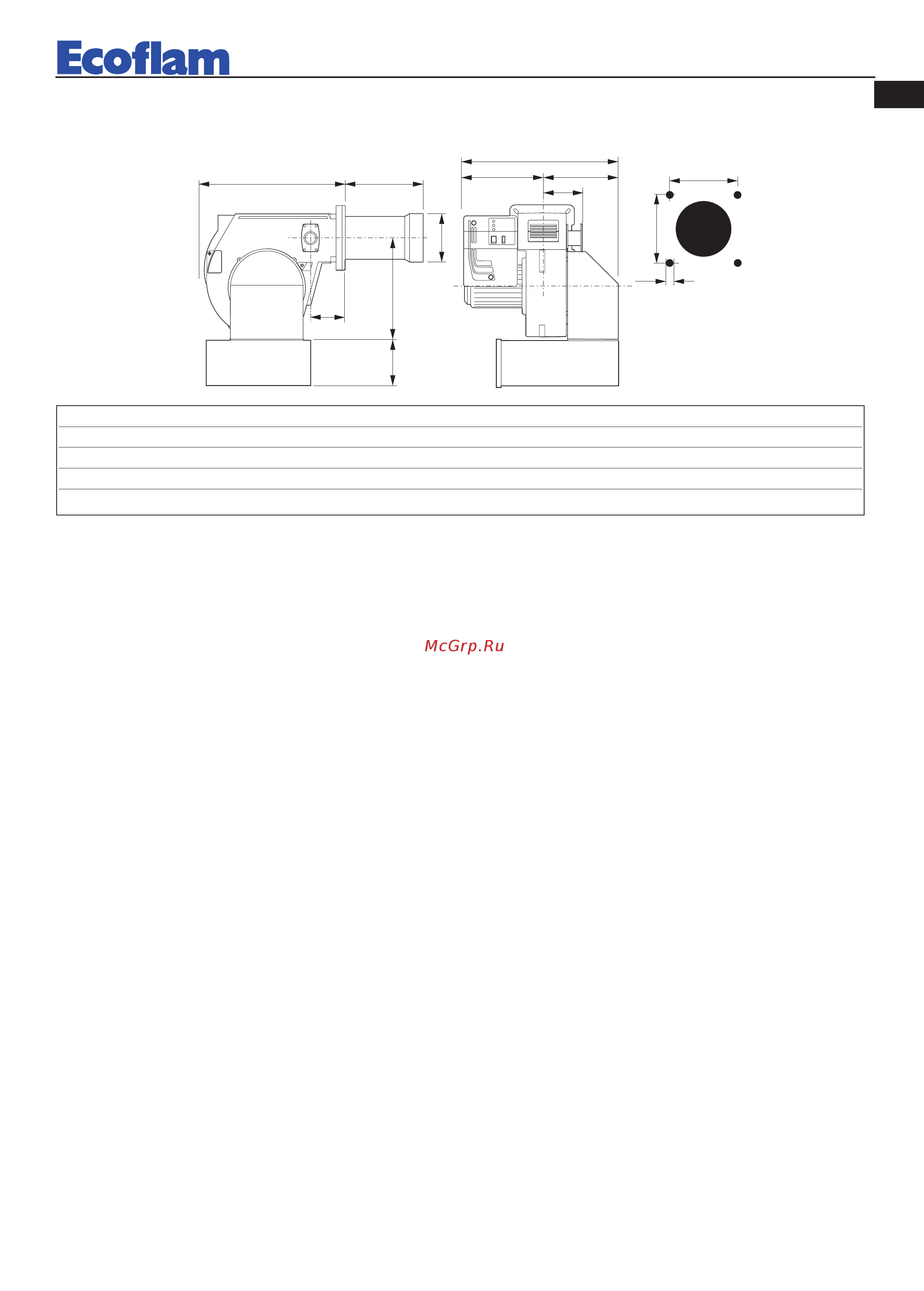 Ecoflam BLU 1000.1 PR TC - VCS 350 [11/56] Connection to the gas pipeline