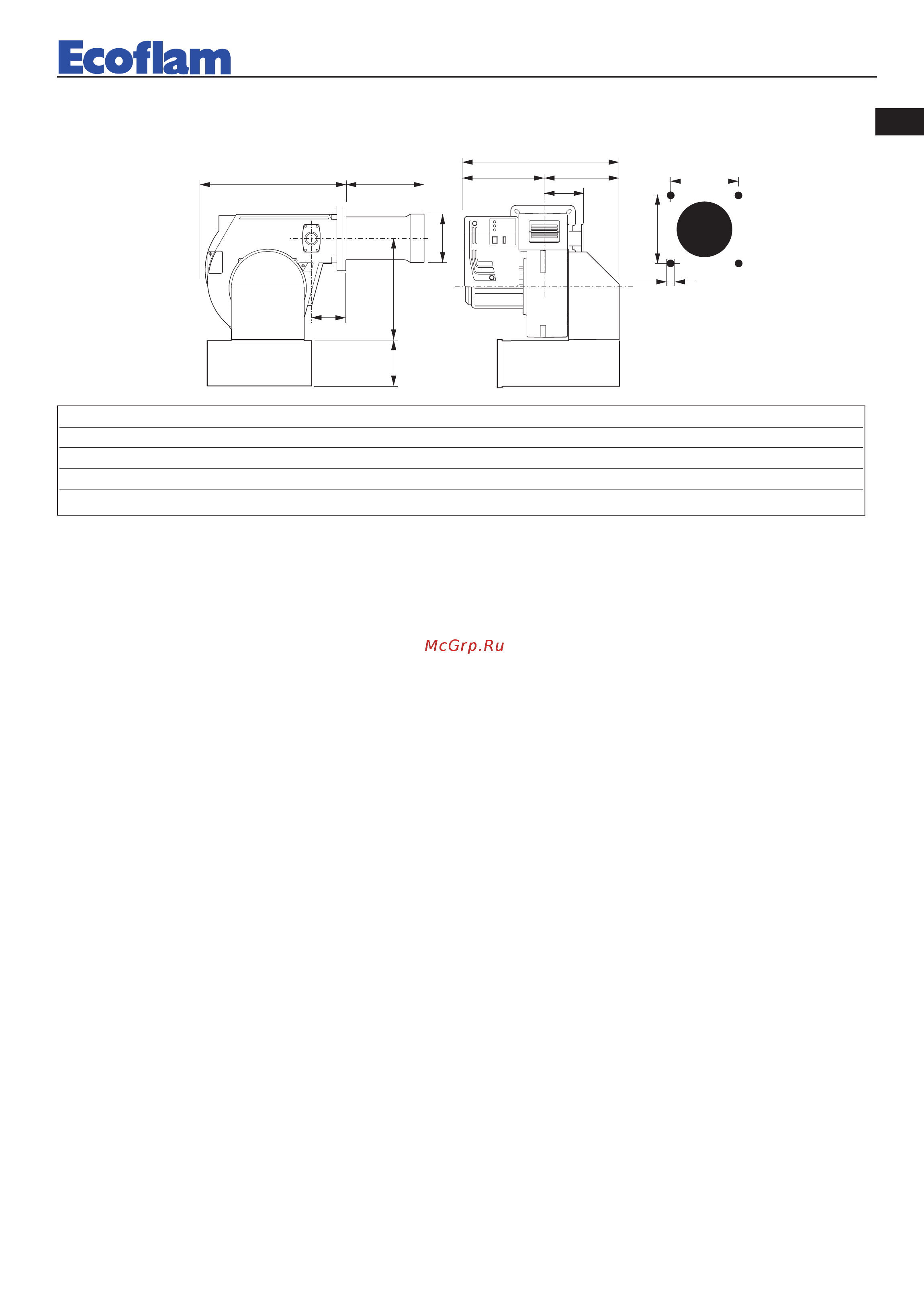 Ecoflam BLU 1200.1 PAB TC - VGD 20.503 [19/56] Connexion au reseau gaz