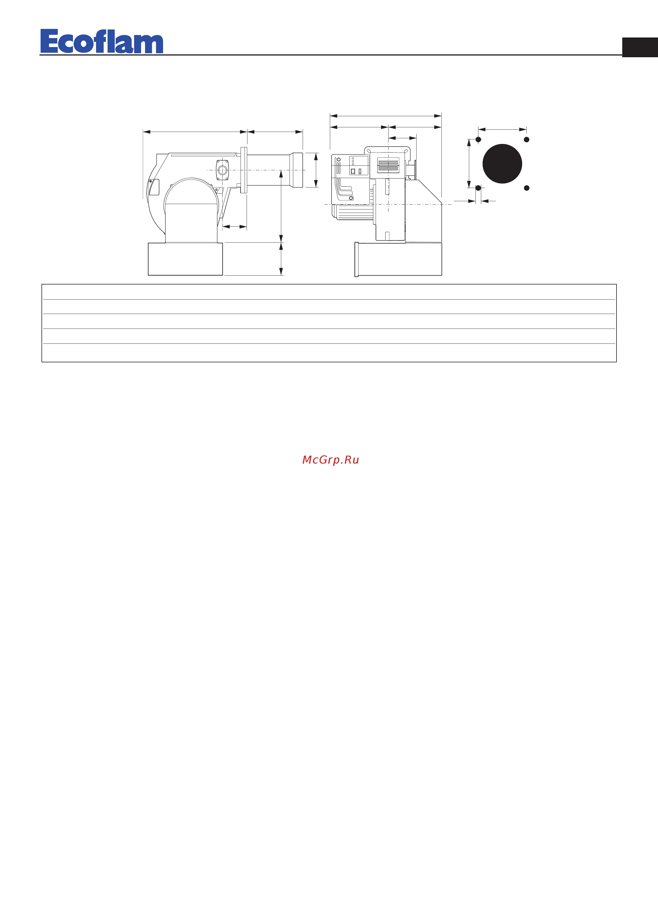 Ecoflam BLU 1000.1 PR TC - VCS 350 [3/56] Allacciamento alla linea gas