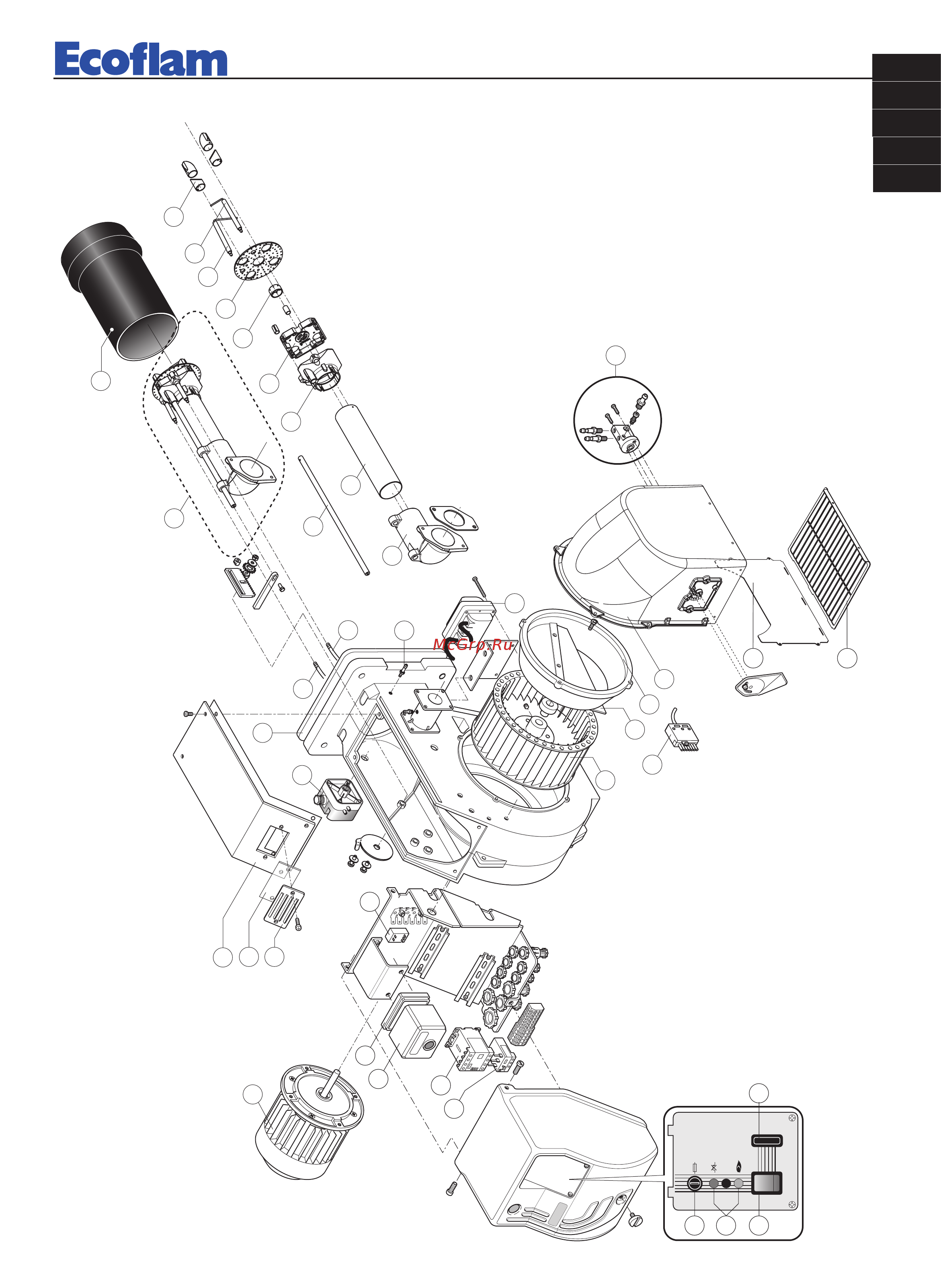 Ecoflam BLU 700.1 MD Low NOx TC - MB-DLE 410 [29/36] Blu 500 p blu 700 p