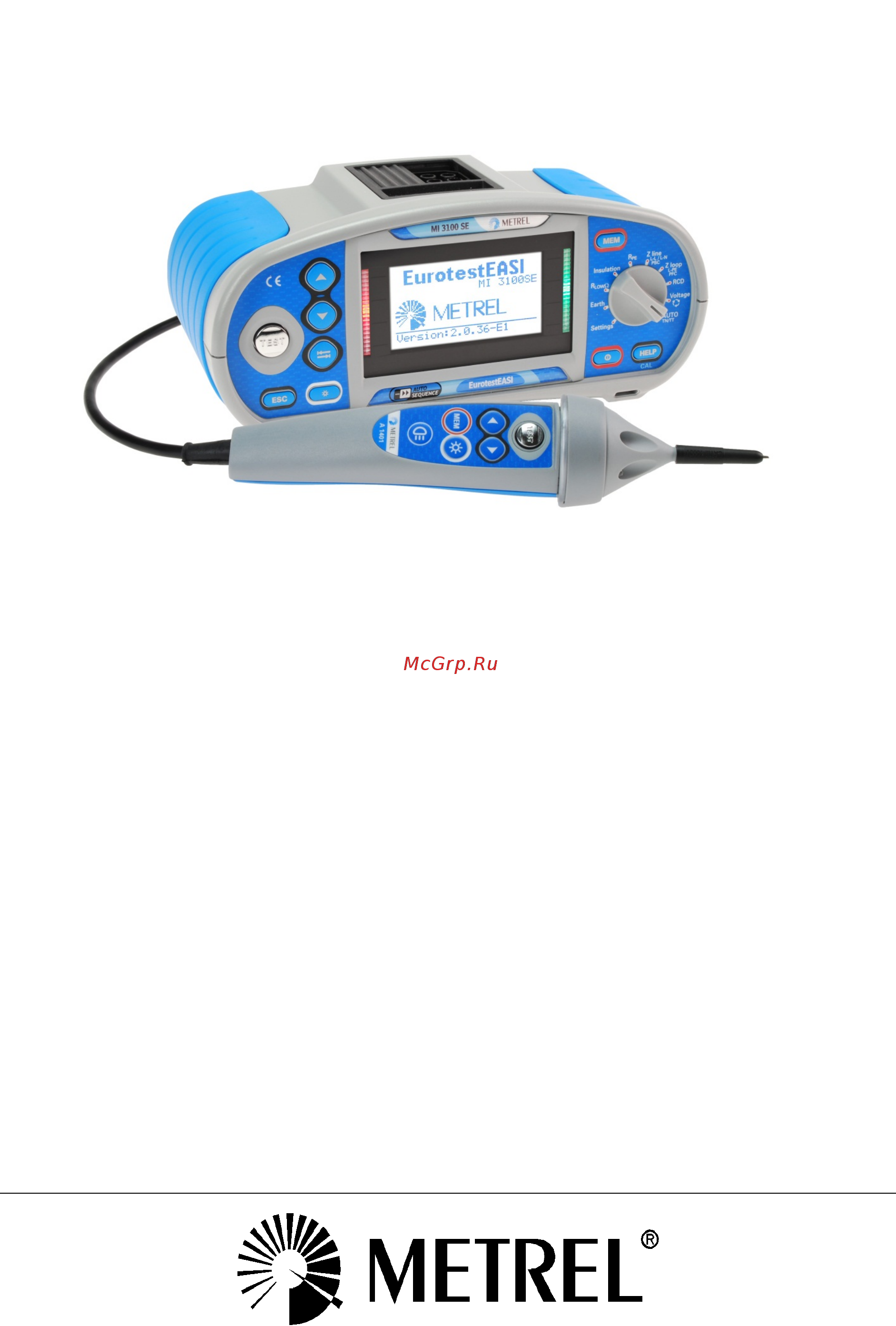 Metrel MI 3100 s Инструкция по эксплуатации онлайн