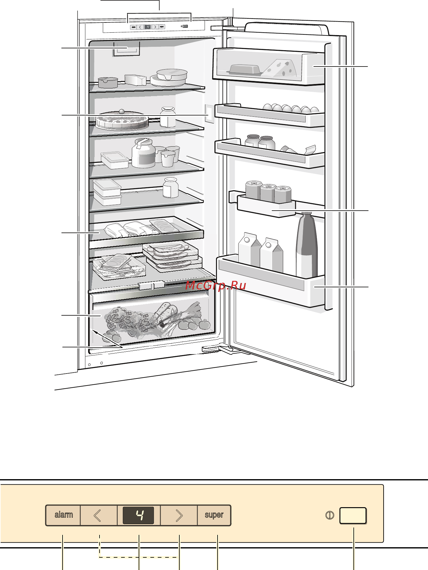 Bosch Serie|6 VitaFresh Plus KIR41AF20R Руководство пользователя онлайн [19/22] 793629